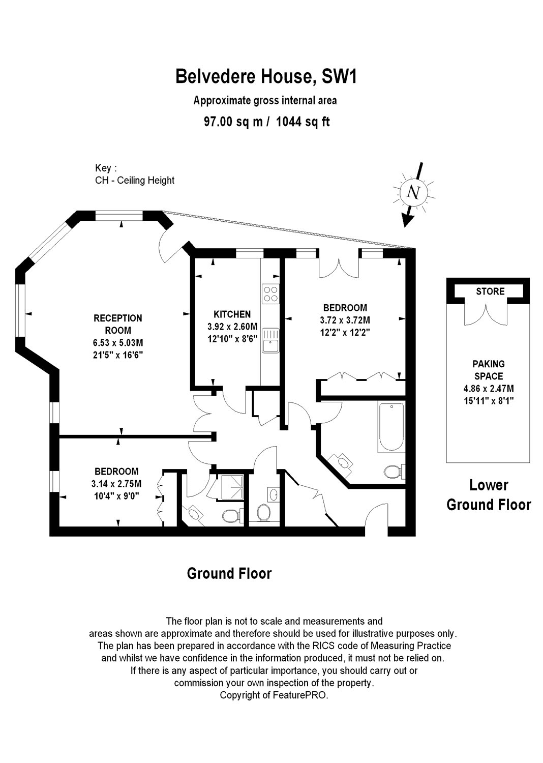 2 Bedrooms Flat for sale in Grosvenor Road, 130 Grosvenor Road, London SW1V