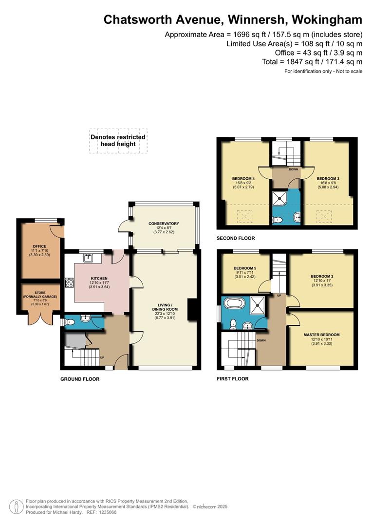 52, Chatsworth Avenue, Winnersh floorplan
