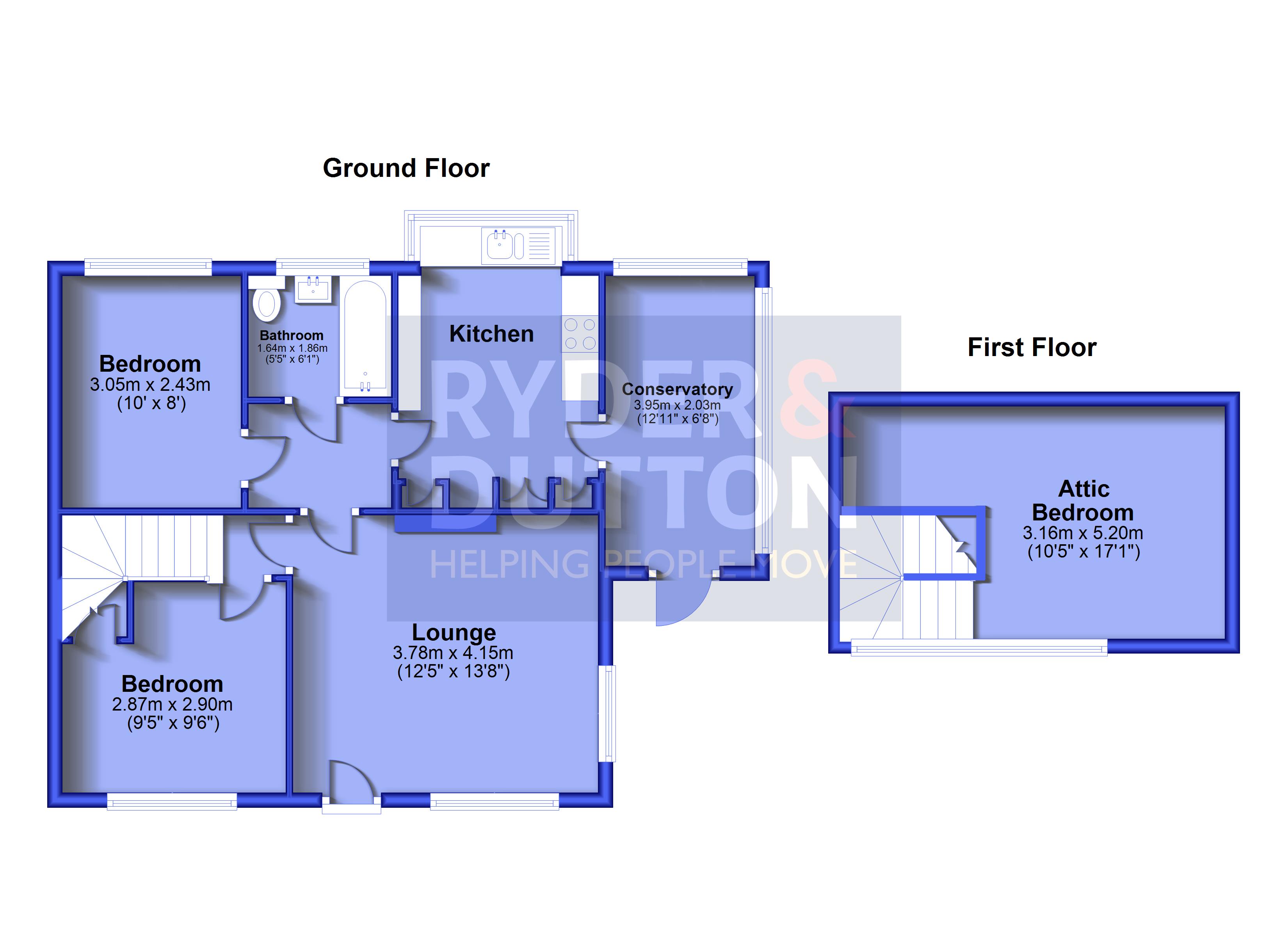 57, Beaumont Street, Huddersfield floorplan