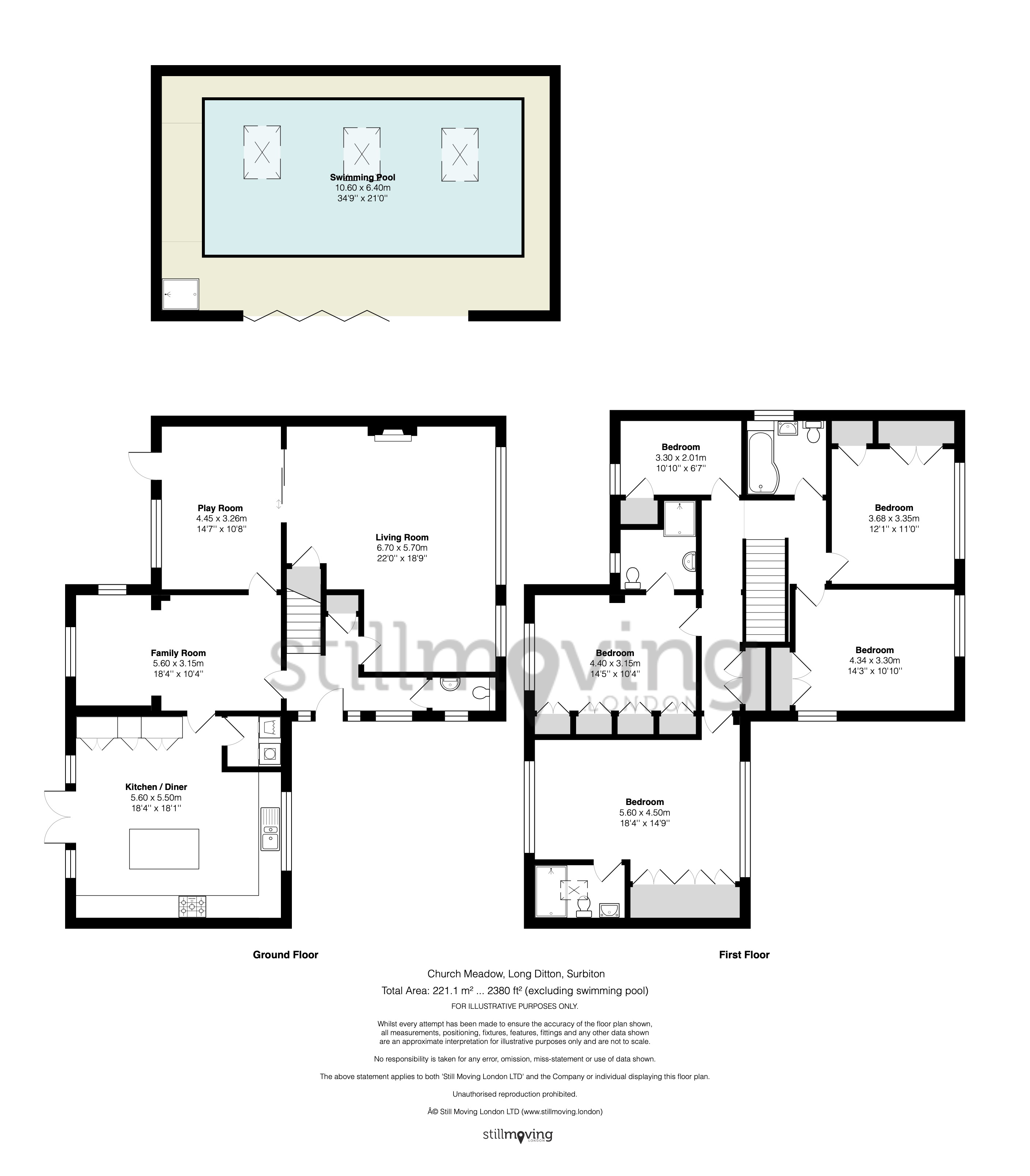 Church Meadow, Long Ditton KT6, 5 bedroom detached house for sale