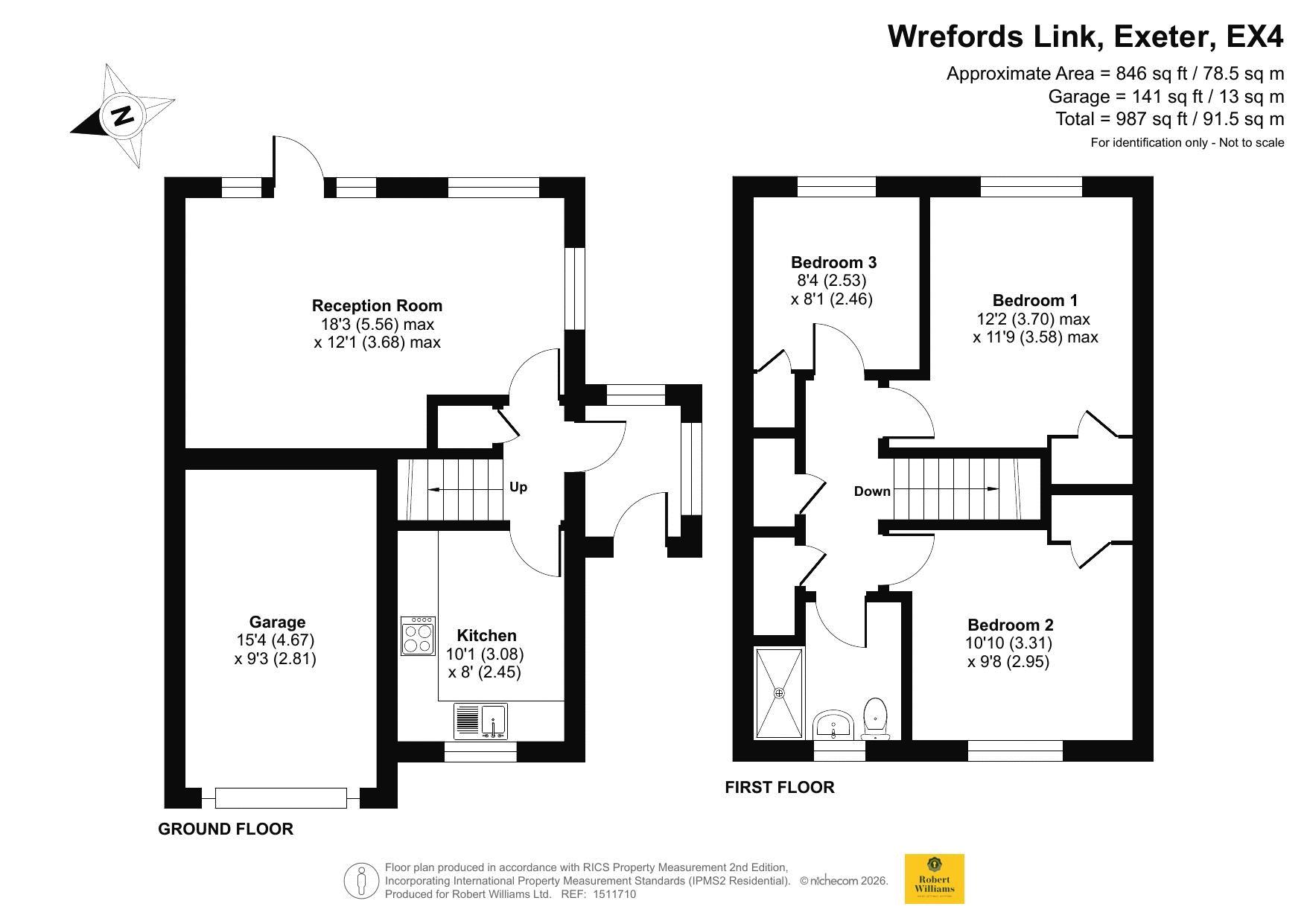 2, Wrefords Link, Exeter floorplan