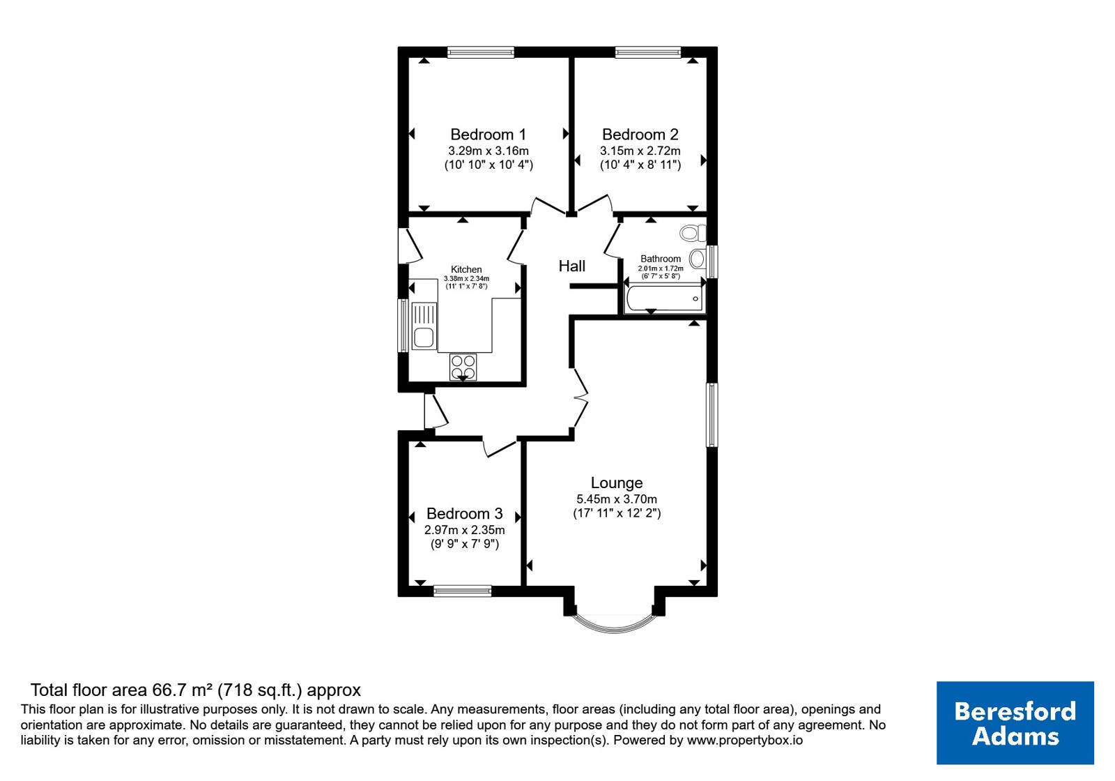 17, Lyndon Drive, Rhyl floorplan