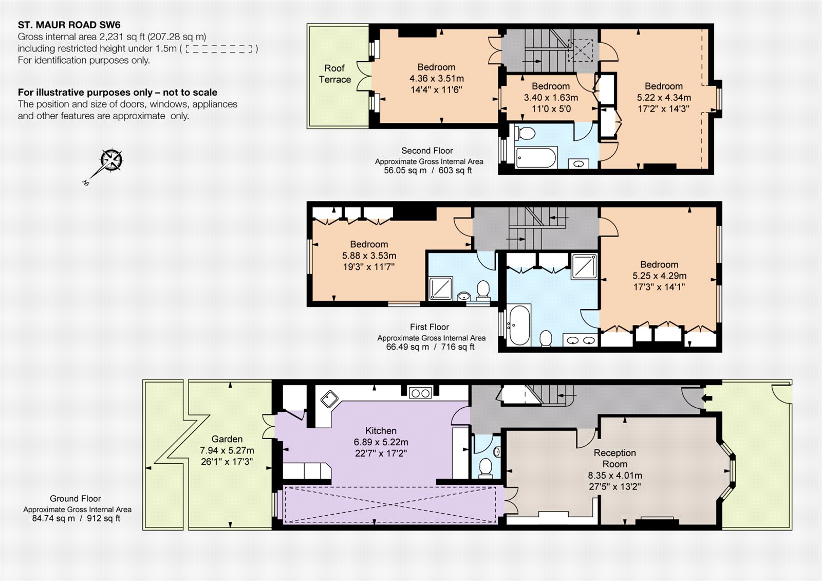 St. Maur Road, London SW6, 5 bedroom terraced house to rent 48578529