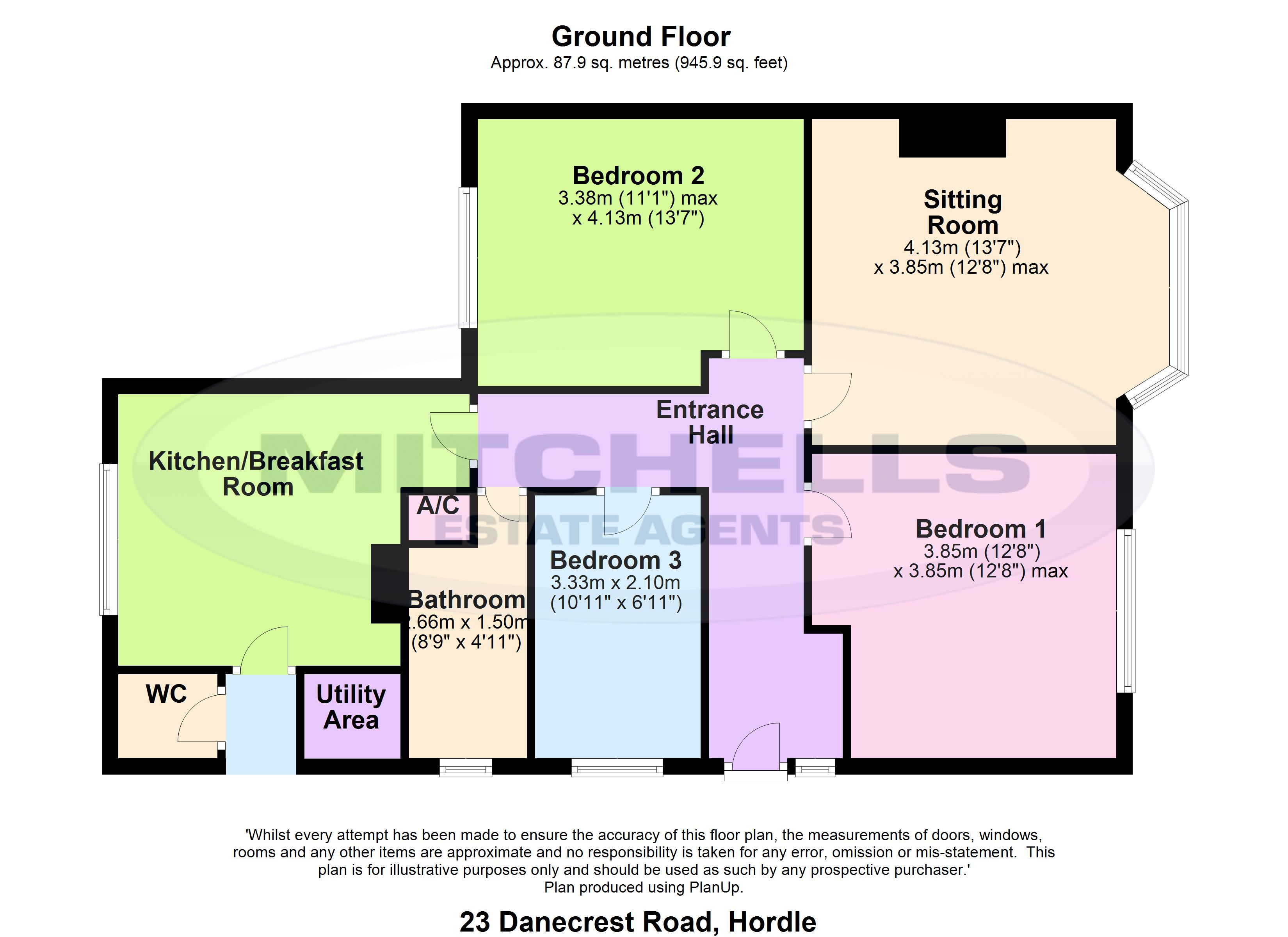 Danecrest Road Hordle Lymington So41 3 Bedroom Semi Detached