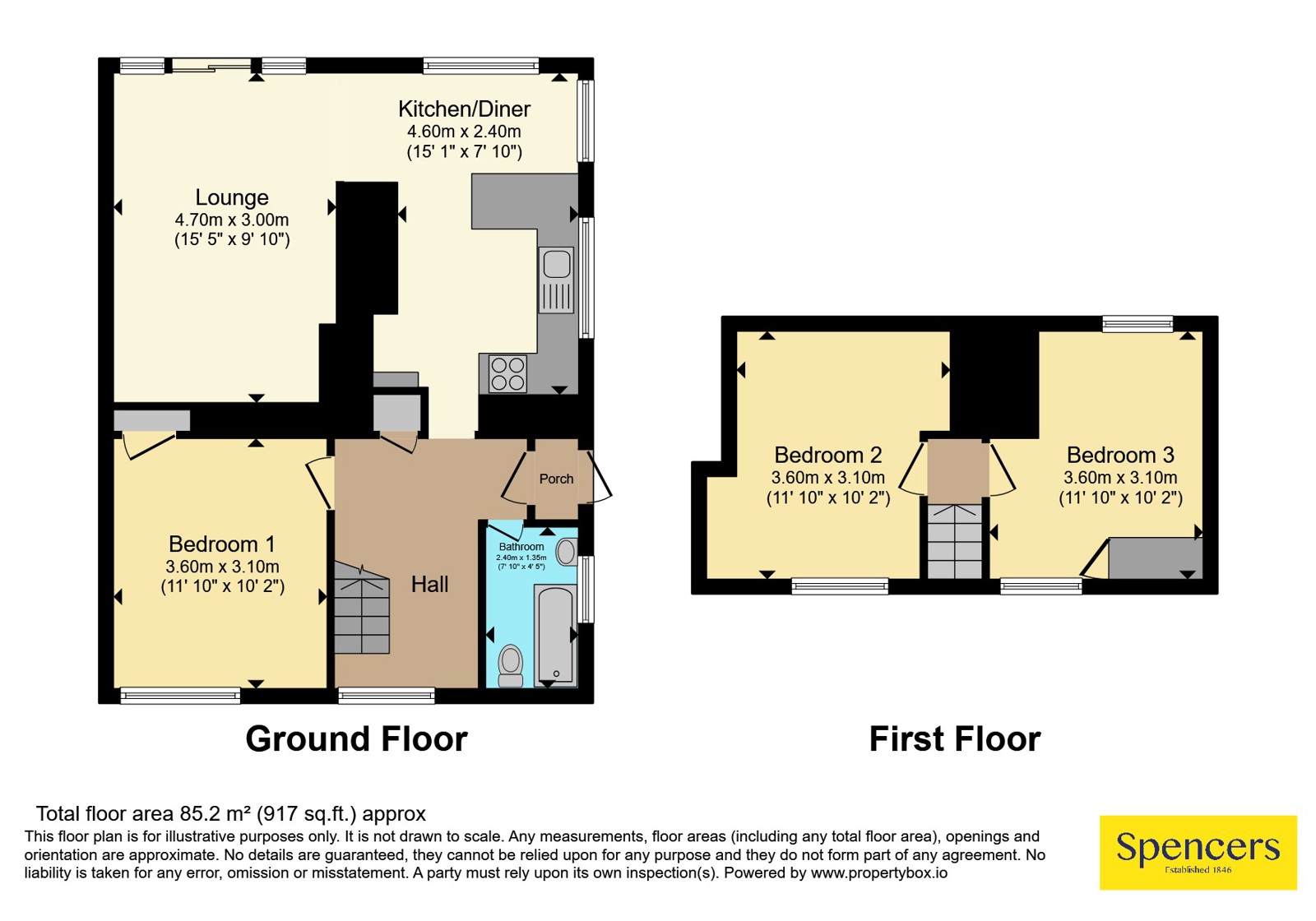 29, Keswick Close, Leicester floorplan