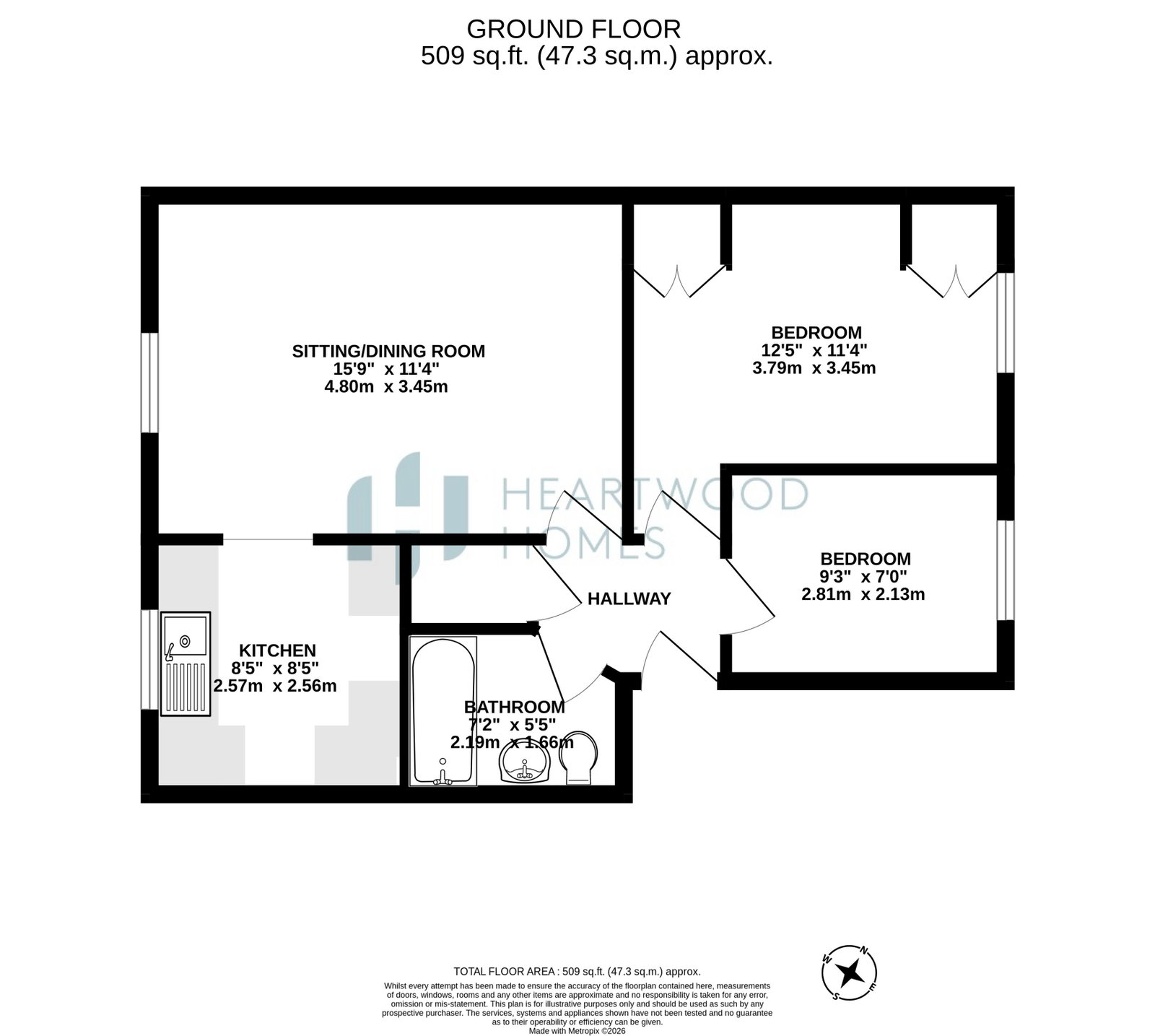 25 Watersplash Court, Thamesdale, St. Albans floorplan