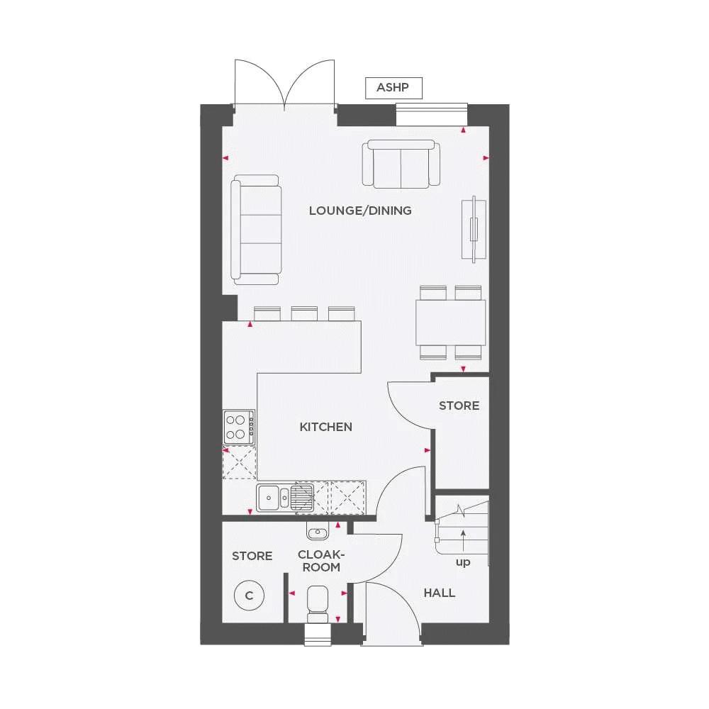 The Glenside, Harrow Drive, Higher Bartle floorplan