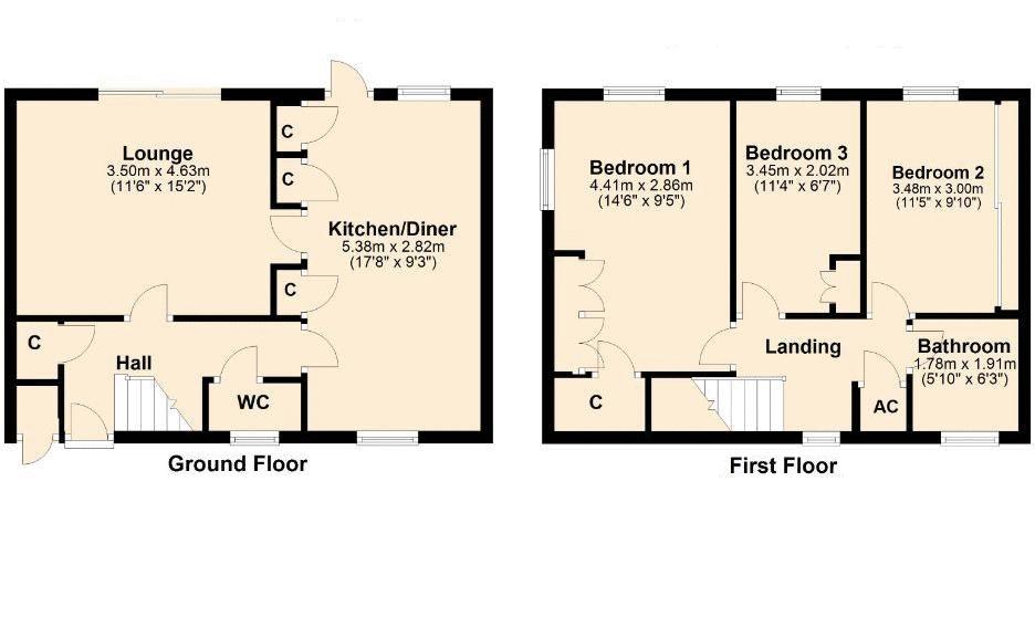 101, Flaxwell Court, Northampton floorplan
