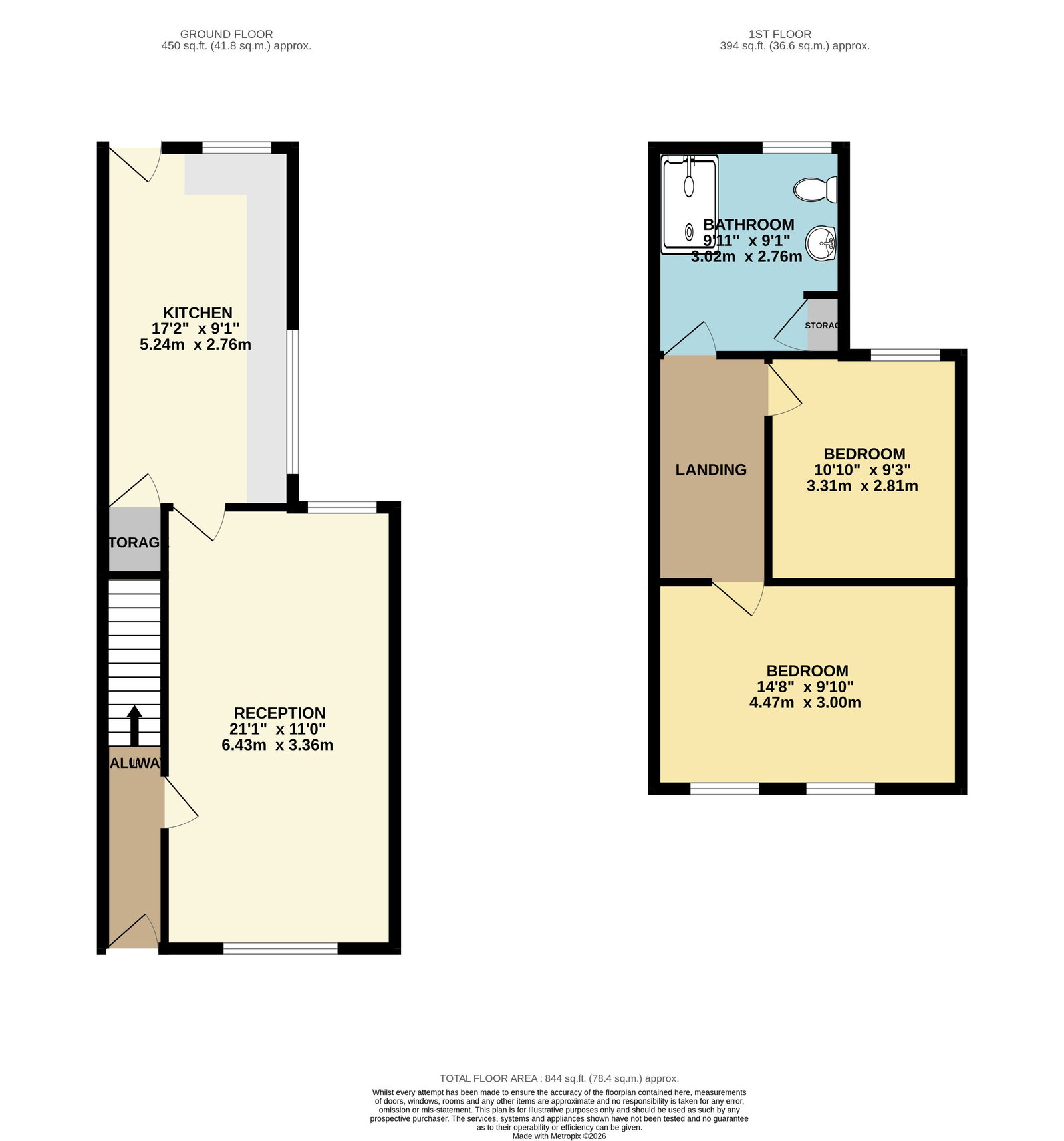 56, Church Street, Bargoed floorplan