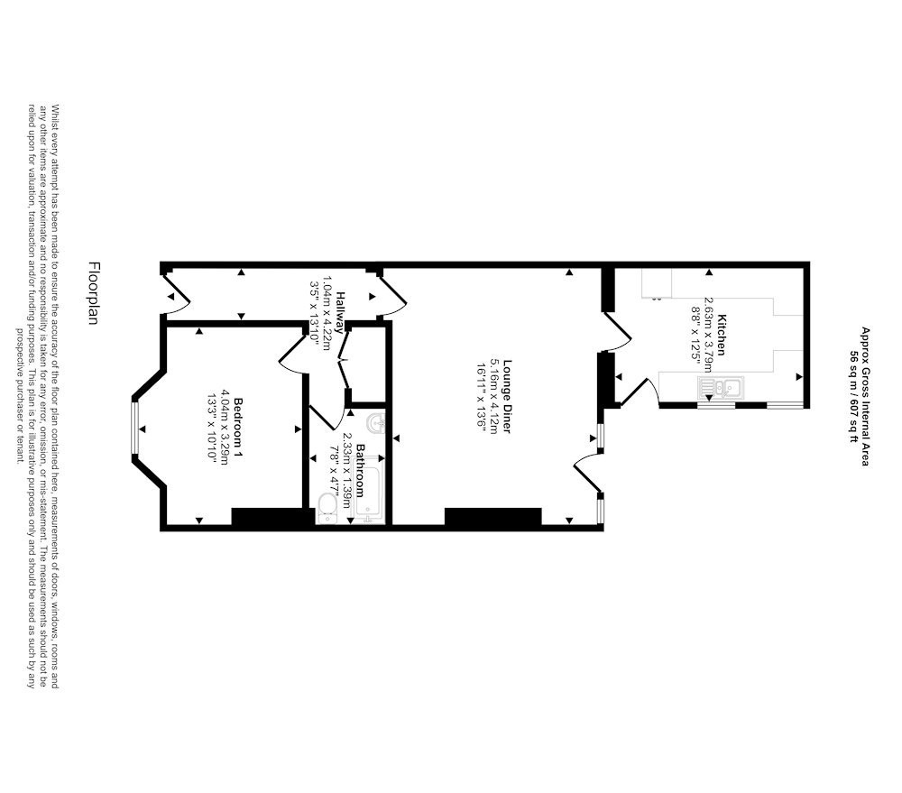 Basement, 51, York Road, HOVE floorplan