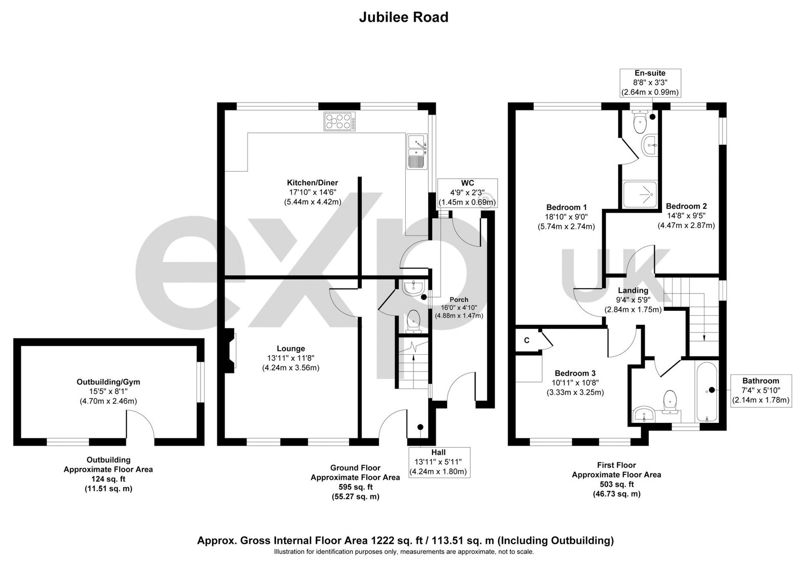 2, Jubilee Road, Nottingham floorplan