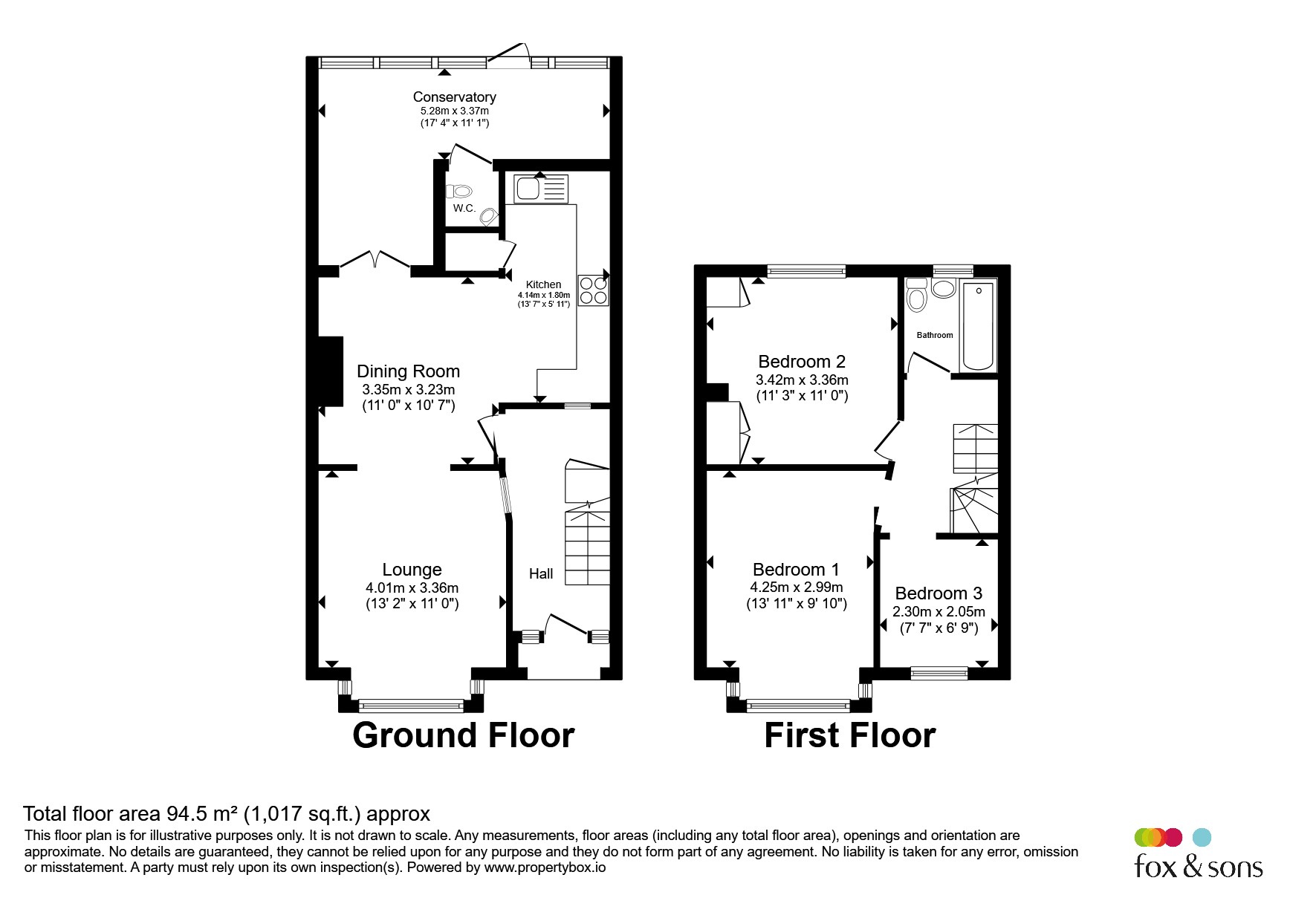 14, Tewkesbury Avenue, Gosport floorplan
