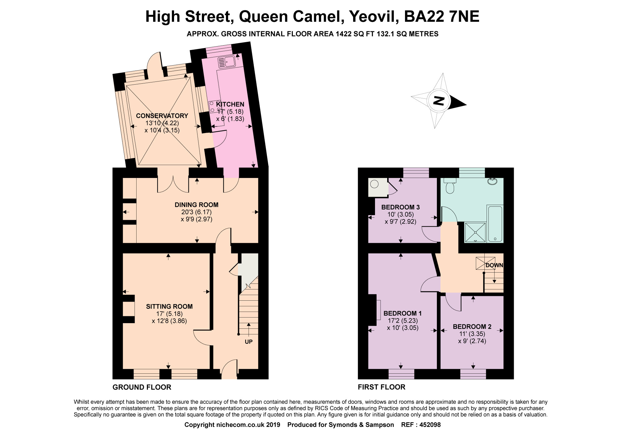 3 Bedrooms Terraced house for sale in High Street, Queen Camel, Yeovil, Somerset BA22