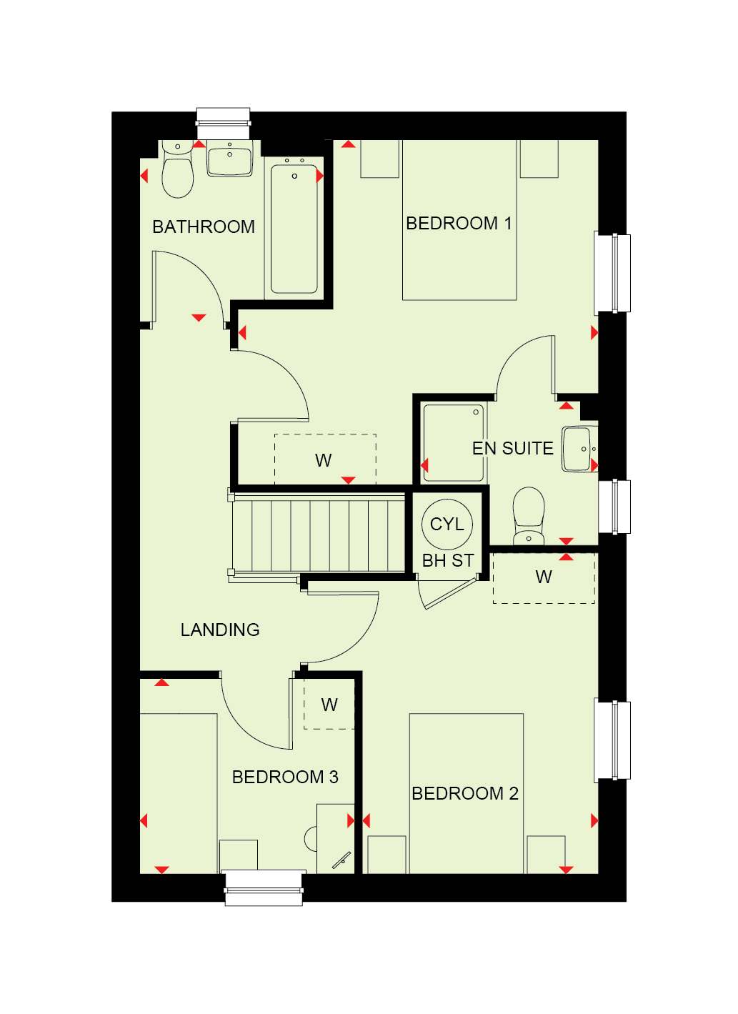 Barley Way, Grove, Wantage floorplan