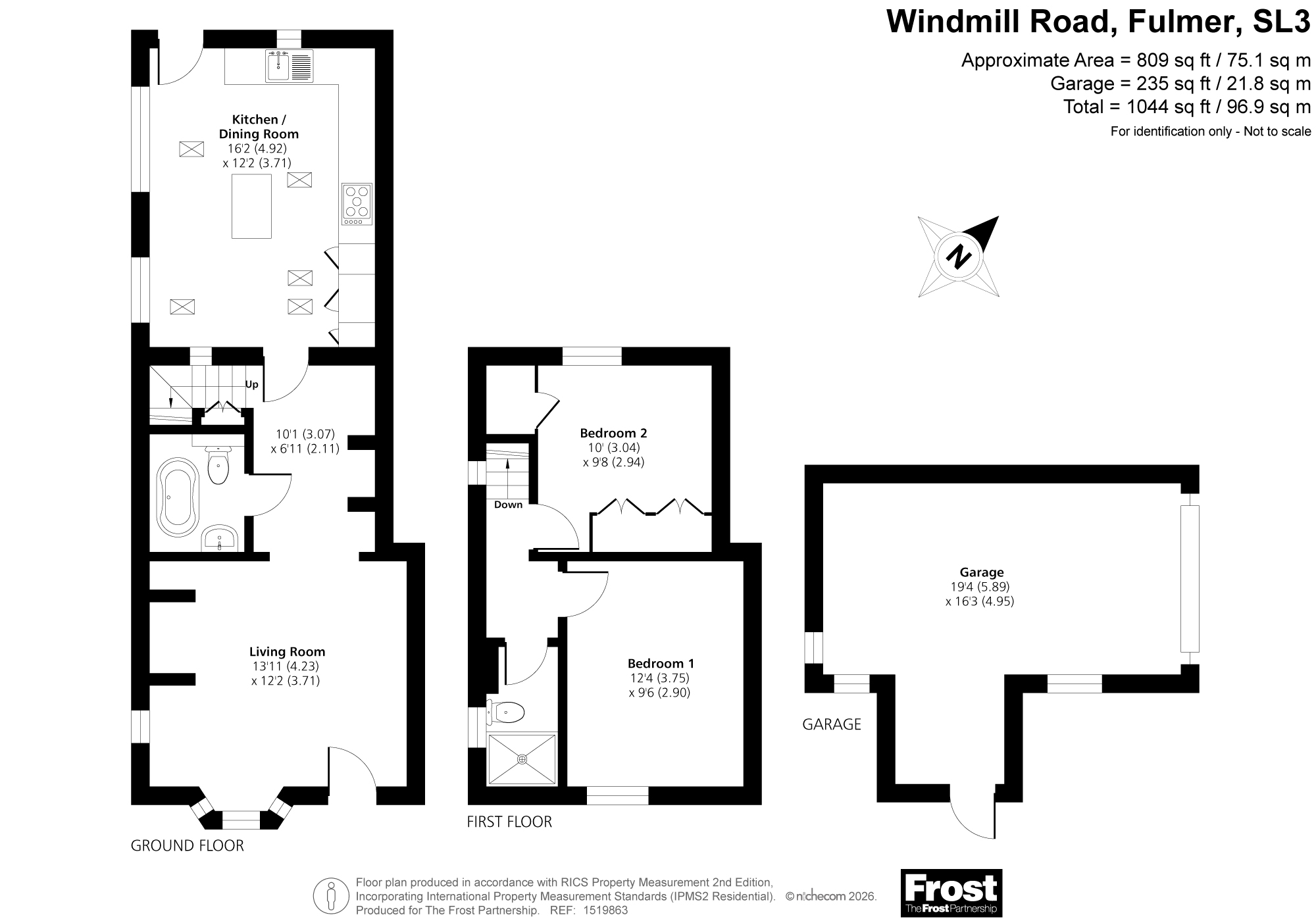 St. James Cottage,, Windmill Road, Buckinghamshire floorplan