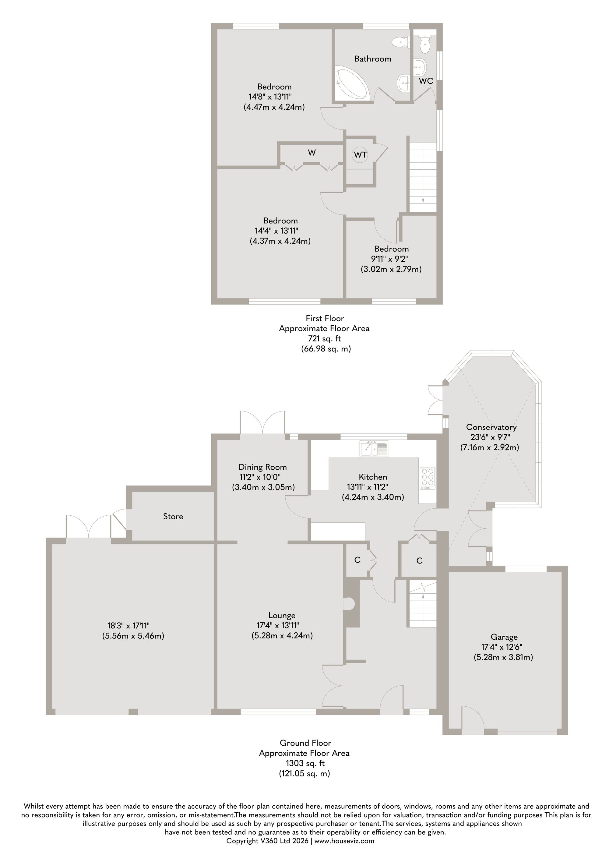 April Rise Walnut Road, Wisbech floorplan