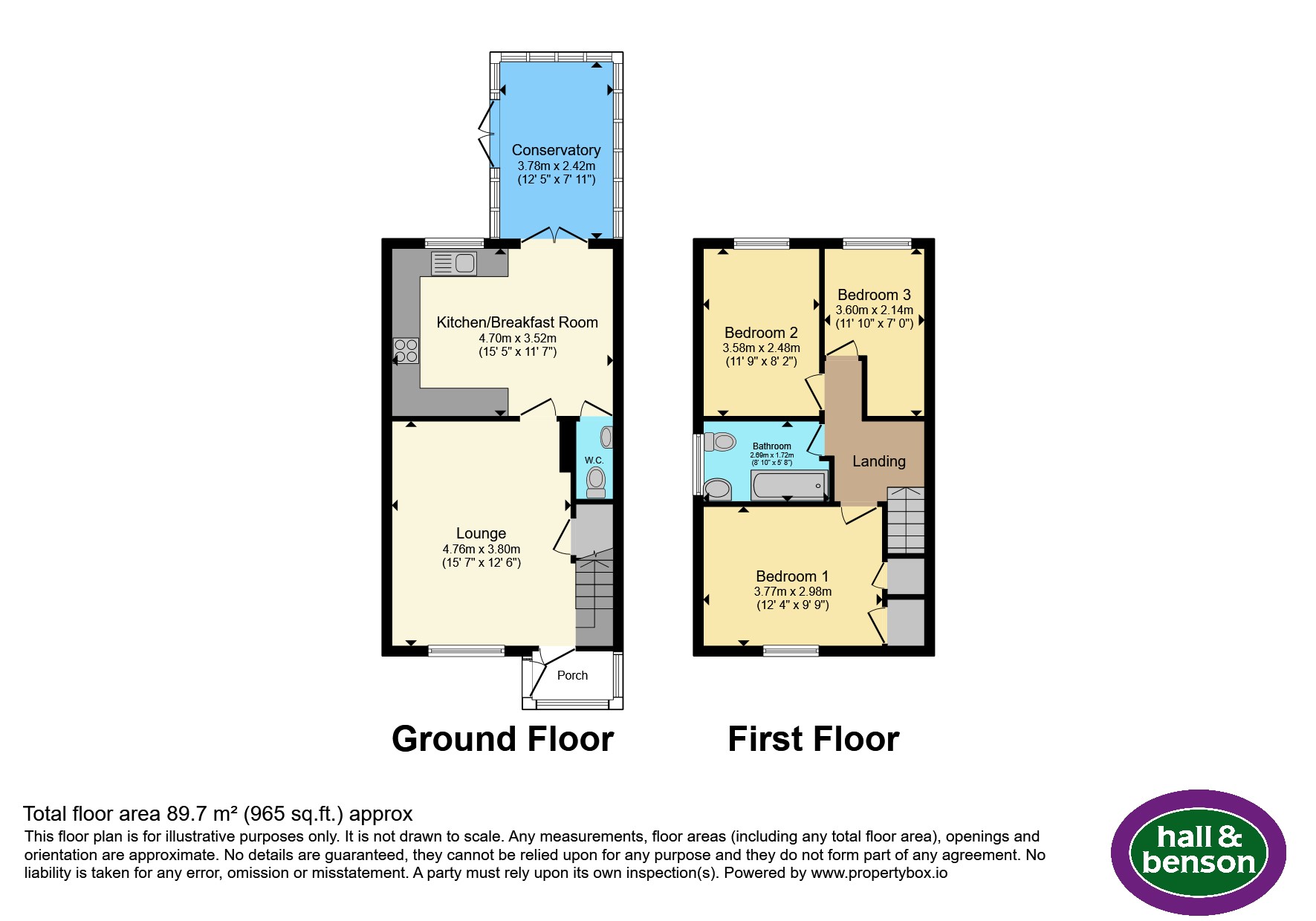 9, St. Davids Close, Nottingham floorplan