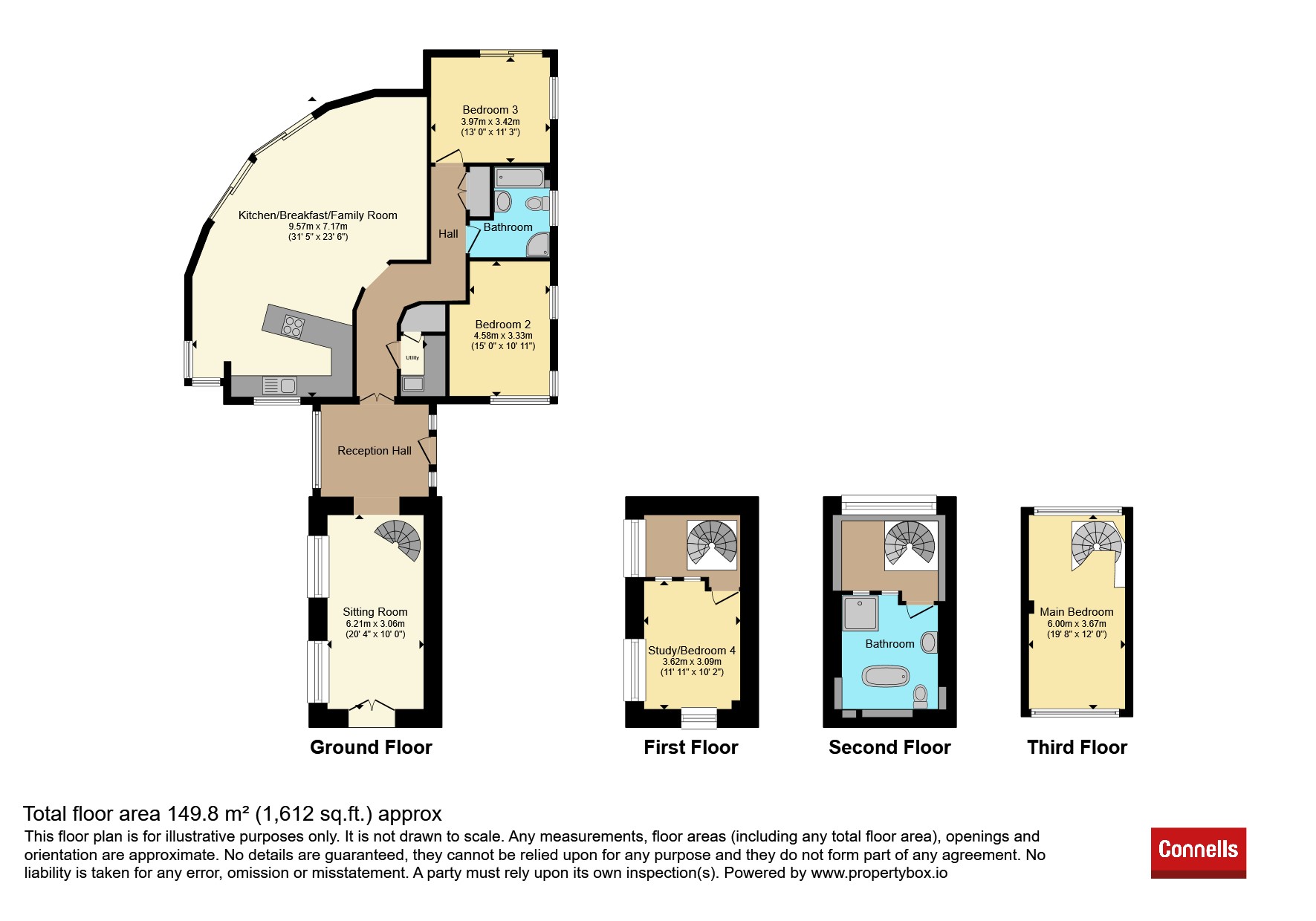 The Old Water Tower, Stede Hill, Maidstone floorplan