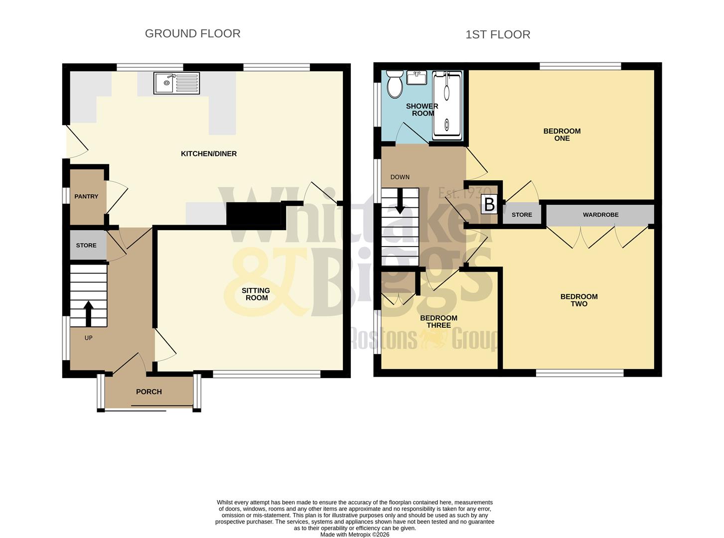 10, Beech Close, Leek floorplan