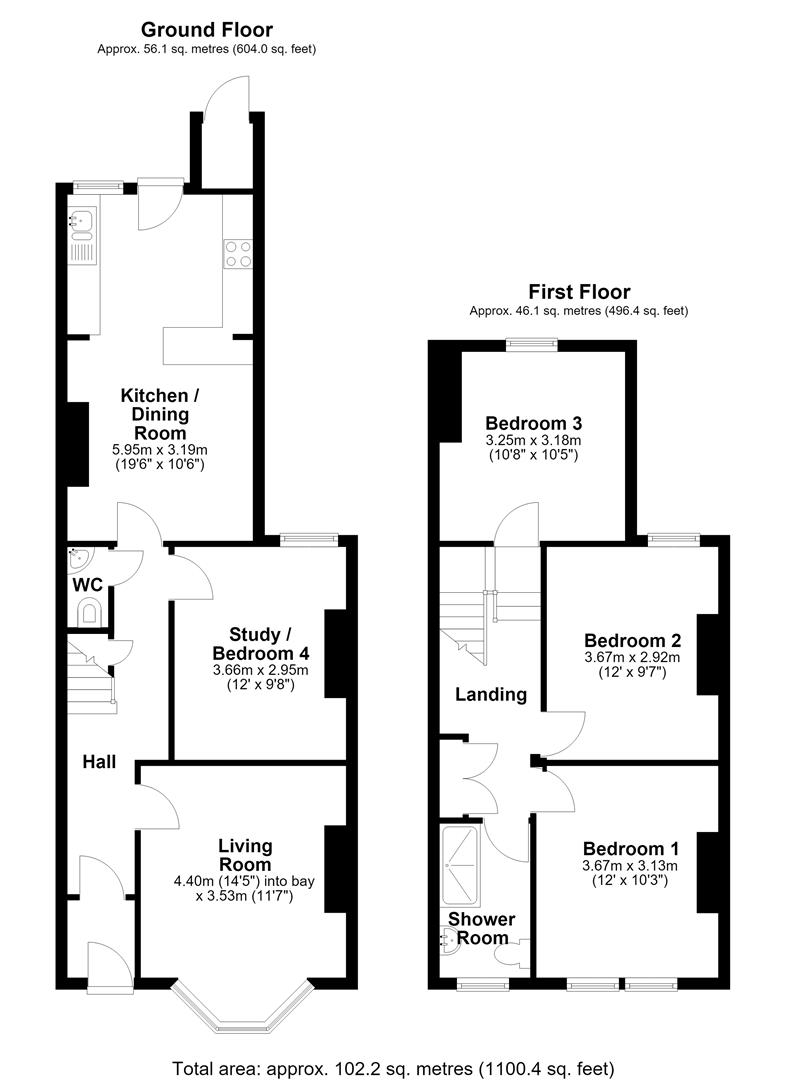 225, Mill Road, Cambridge floorplan