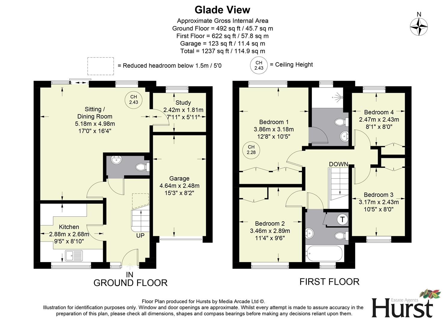 Glade View, High Wycombe floorplan