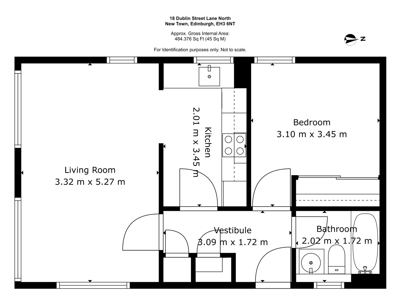 18, Dublin Street Lane North, Edinburgh floorplan