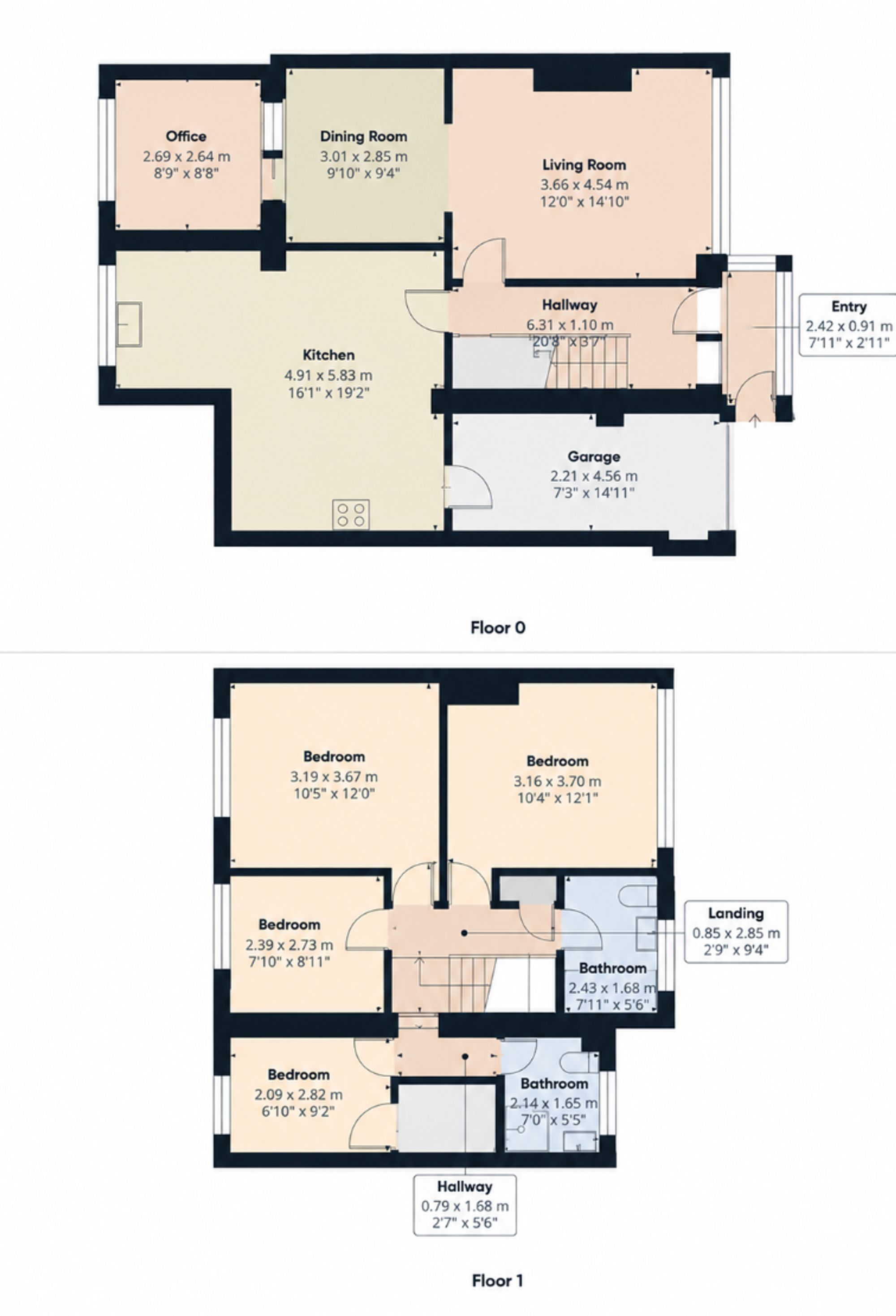 16 Swaledale Avenue, Prescot floorplan
