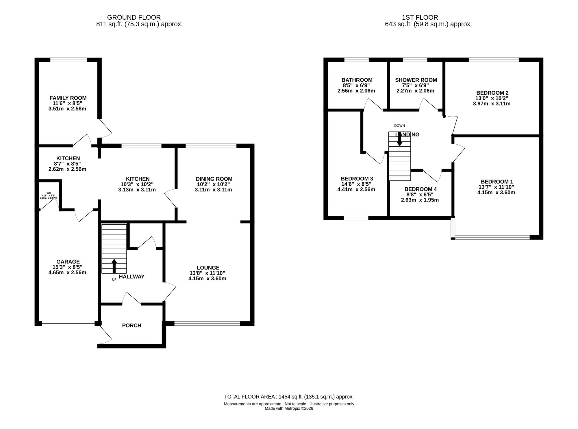 14 Brynton Close, Macclesfield floorplan