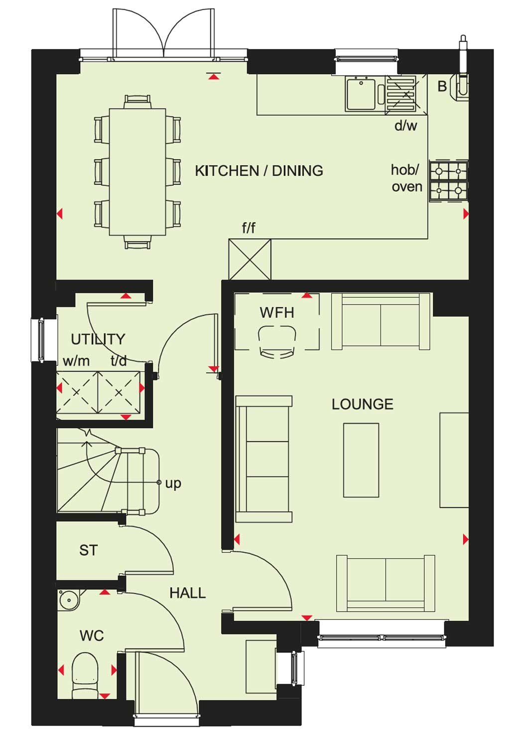 H9336326, Henry Bostock Road, Off Coventry Road (A45), Allesley, Coventry floorplan