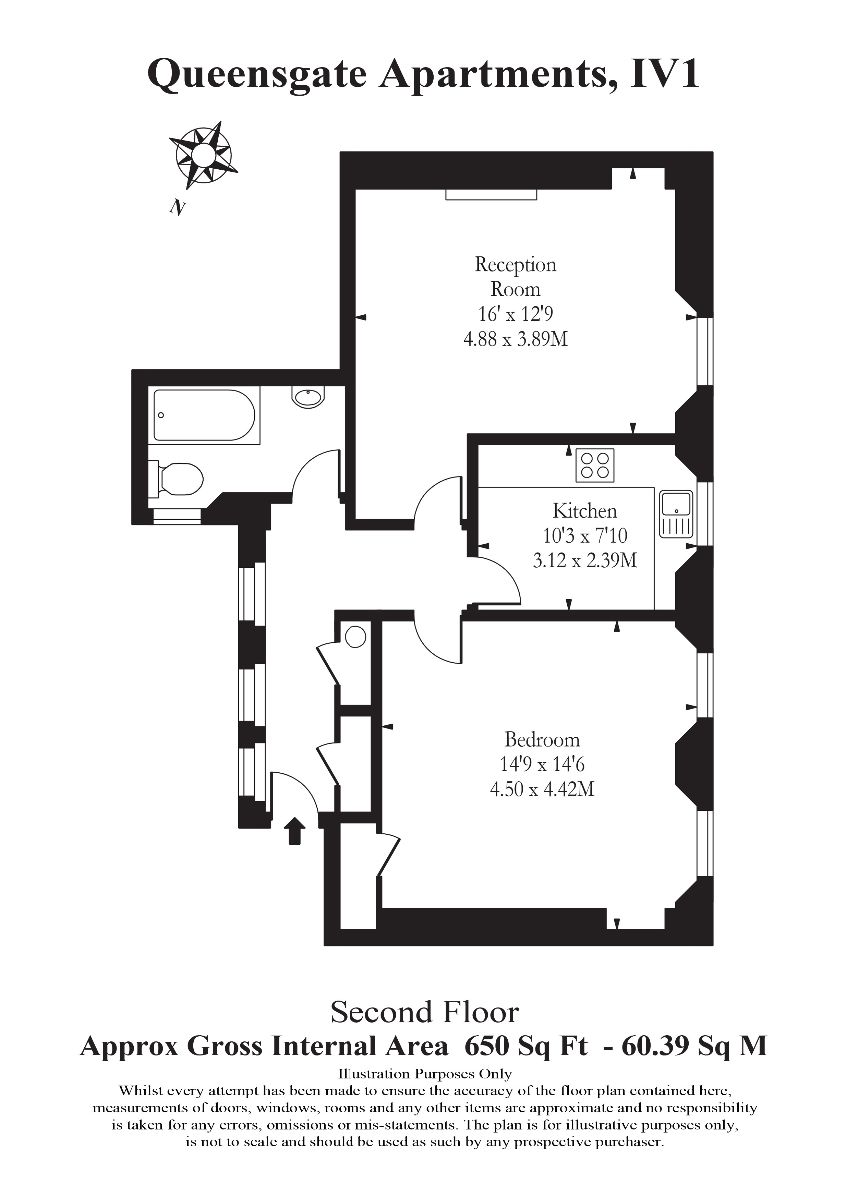 Queensgate, Inverness, IV1 1DA, Inverness floorplan