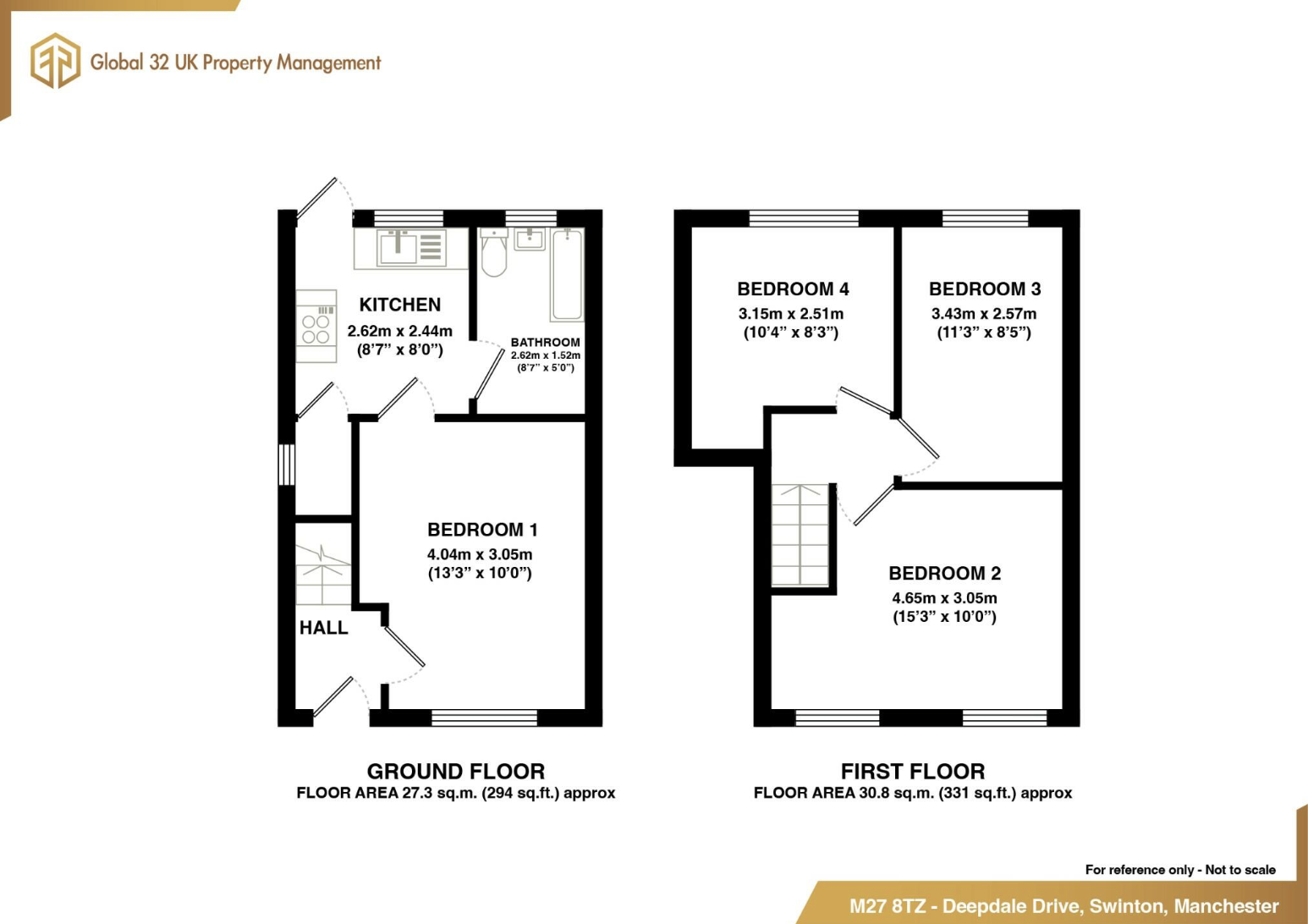 Deepdale Drive, Swinton, Greater Manchester floorplan