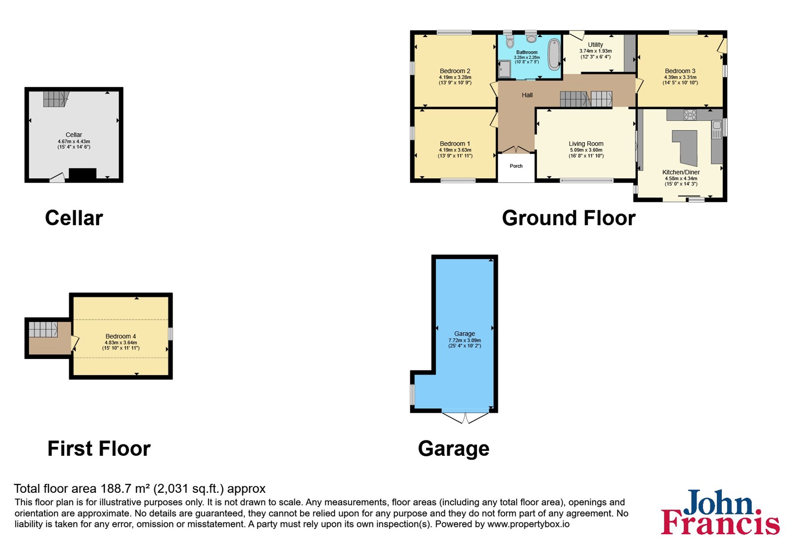 Shalom,, Cynwyl Road, Carmarthenshire floorplan