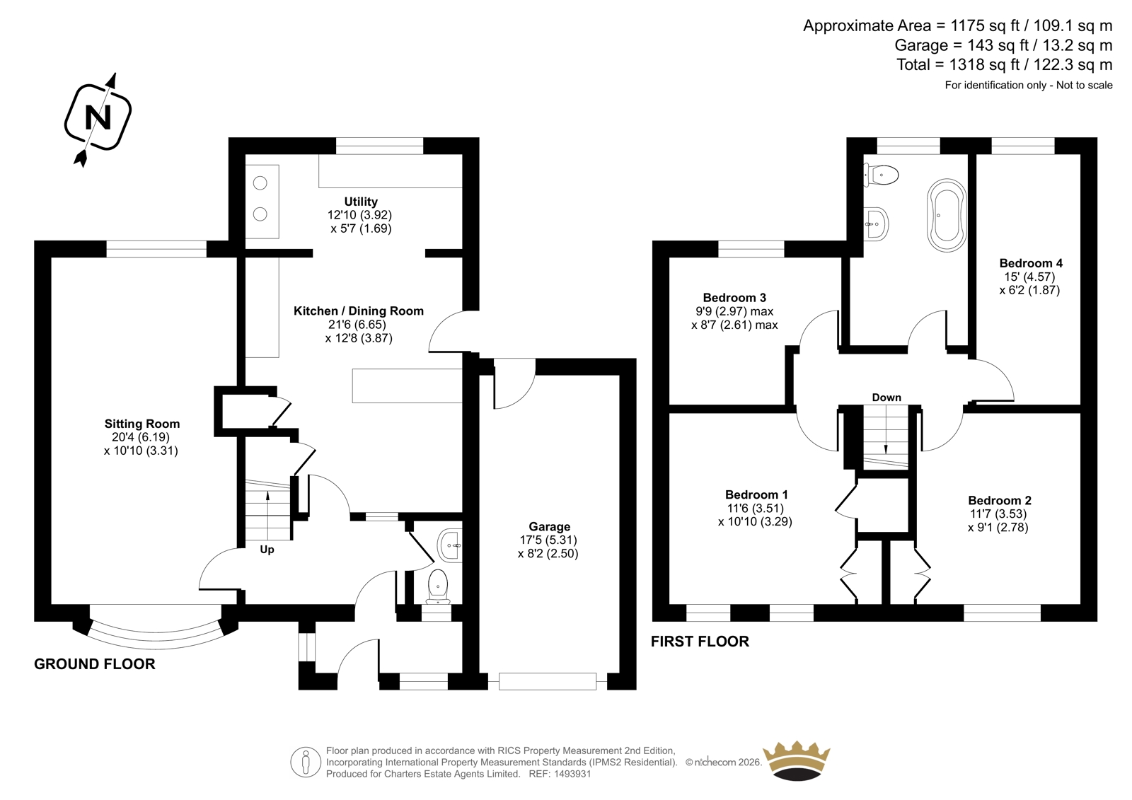 71, Cuckoo Lane, Fareham floorplan