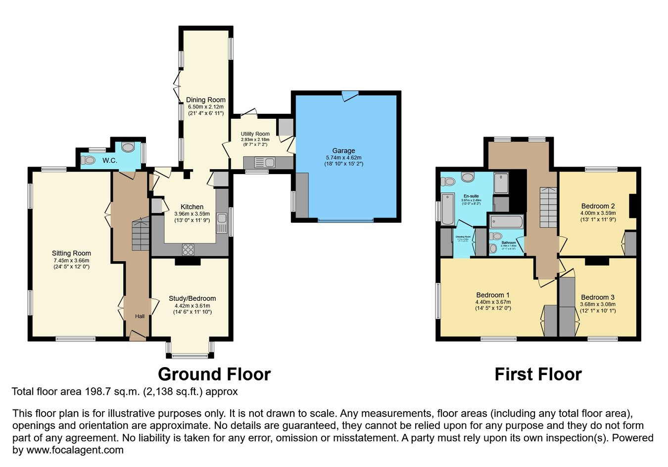 The Mill House, Main Road, Sandown floorplan