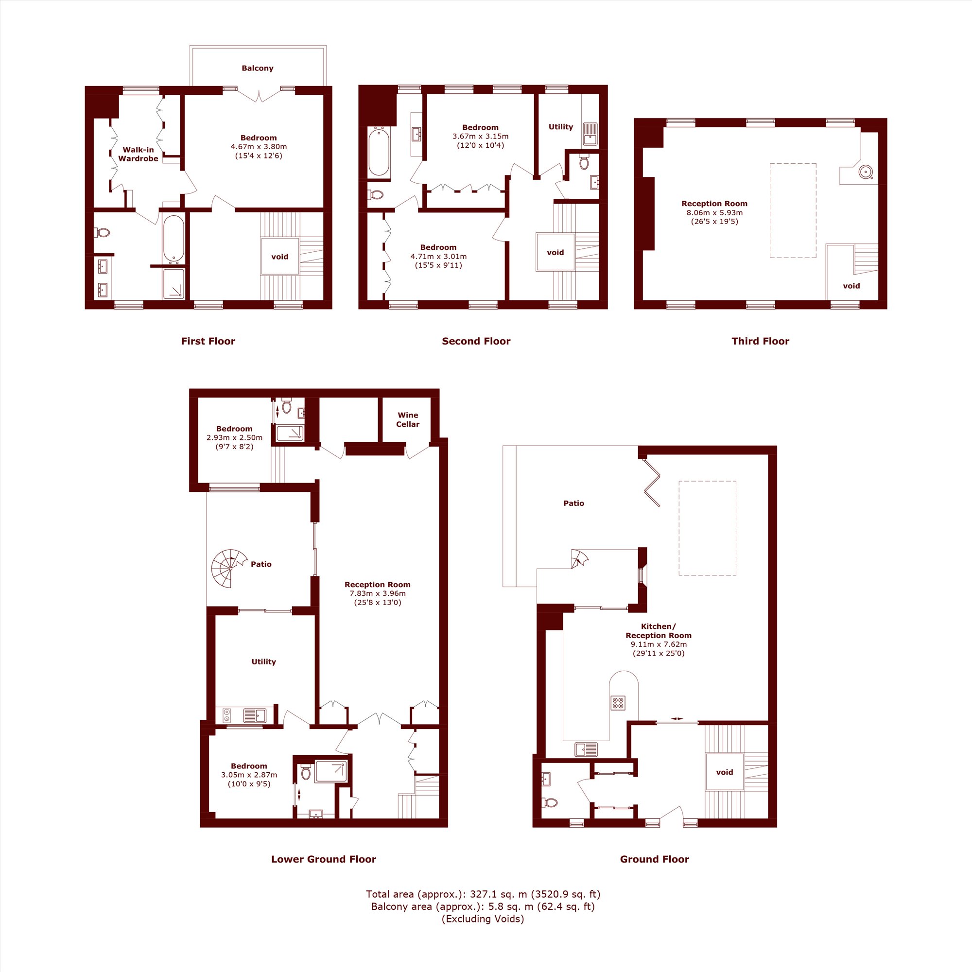 42, Roland Way, London floorplan