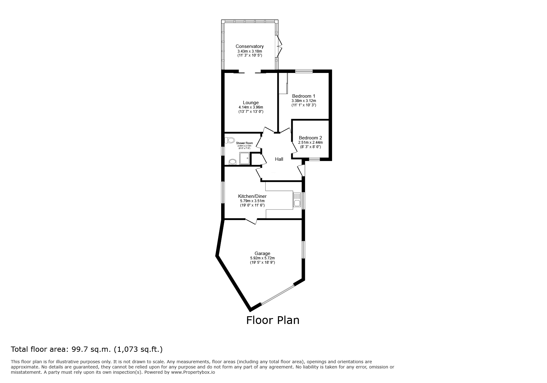 33, Holmefield, Farndon, Newark floorplan