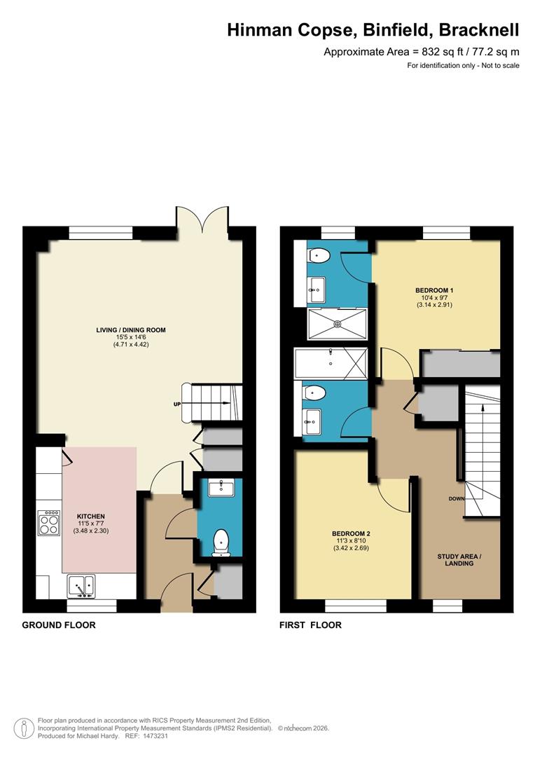 16, Hinman Copse, Bracknell floorplan