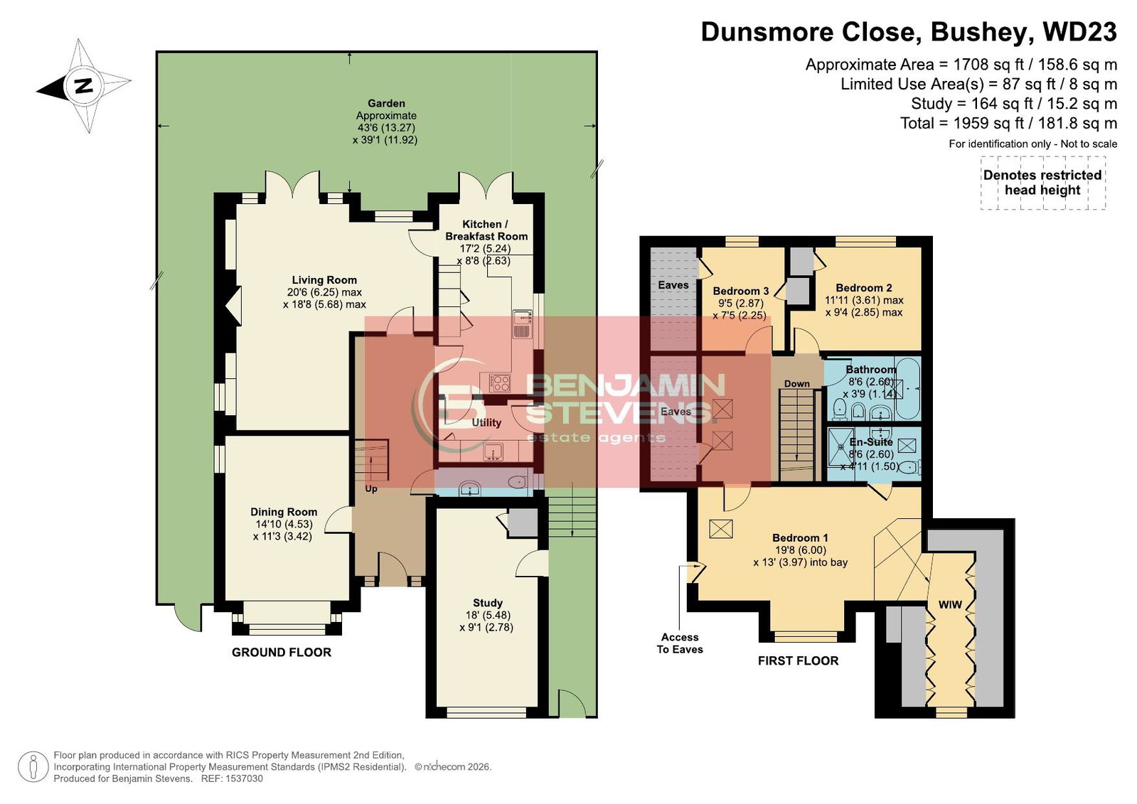 Dunsmore Close, Bushey floorplan