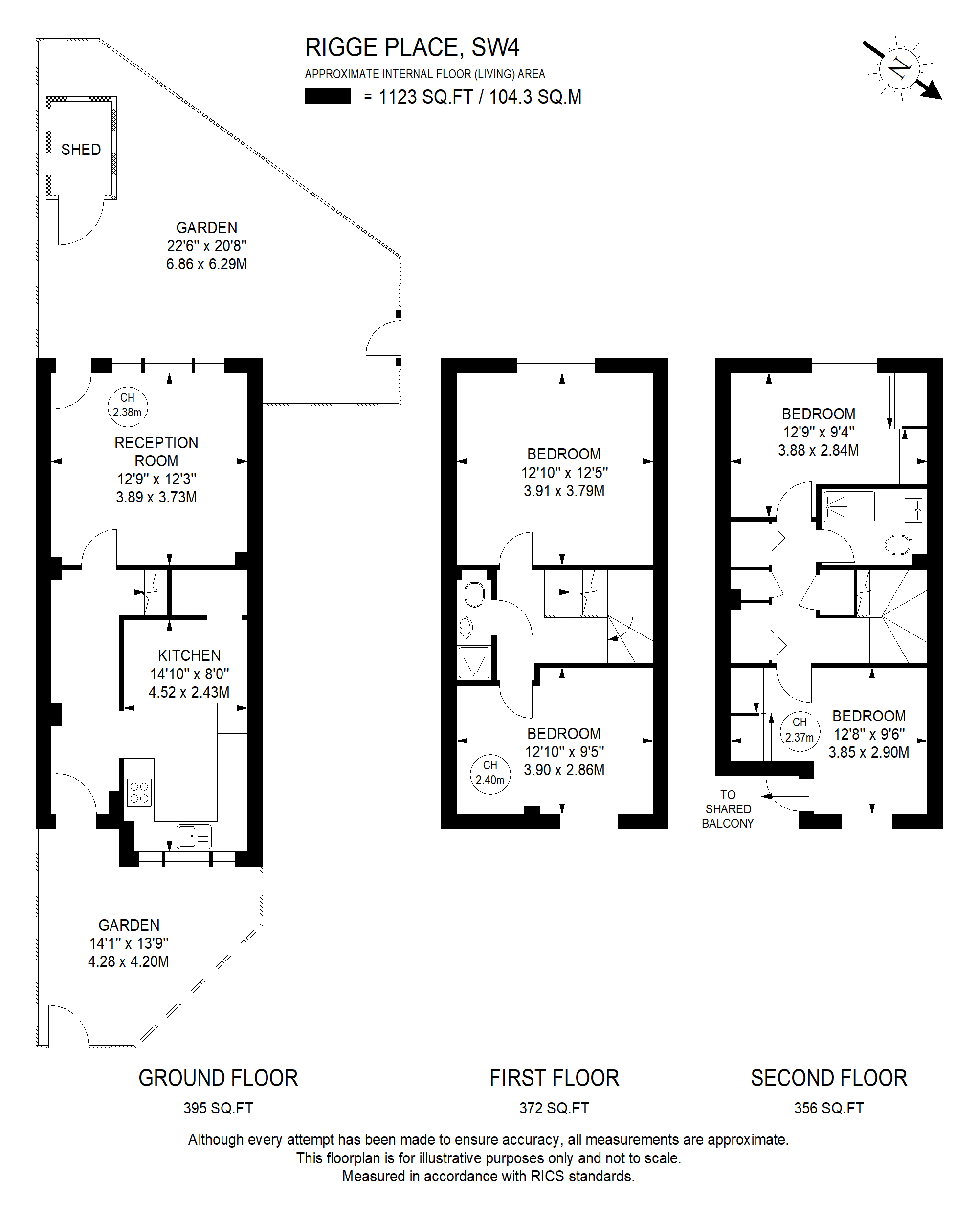 18, Rigge Place, London floorplan