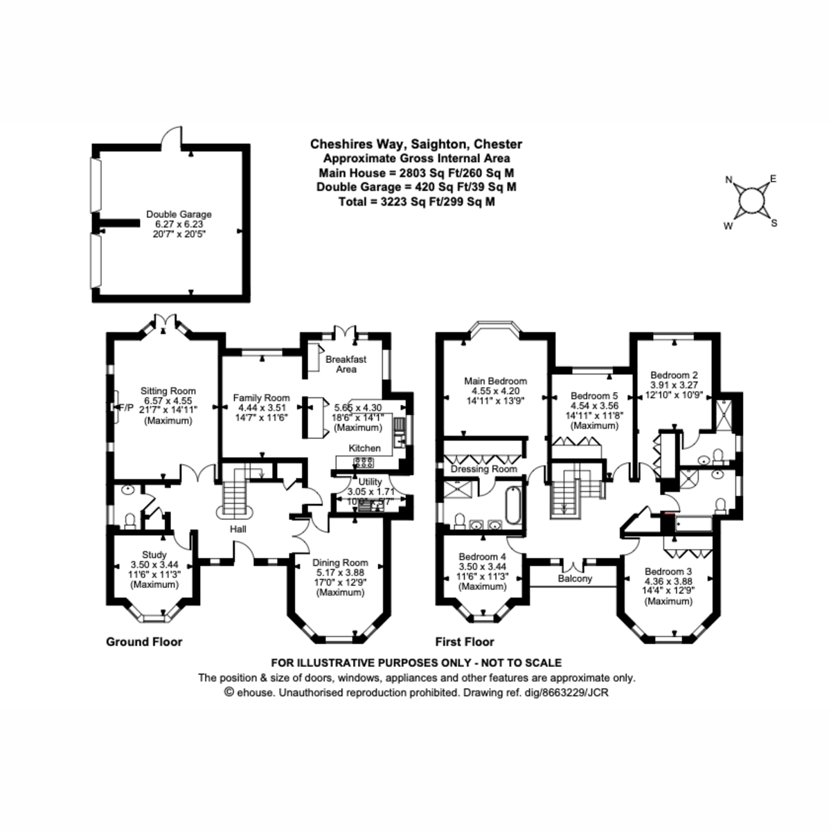 19, Cheshires Way, Chester floorplan