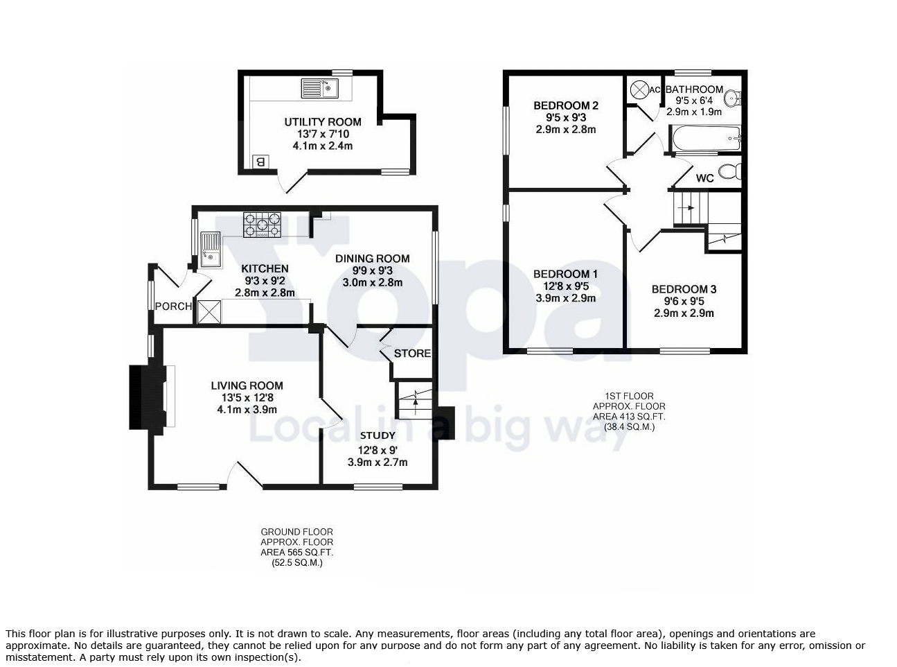 Quarry Road, Broseley Wood, TF12 floorplan