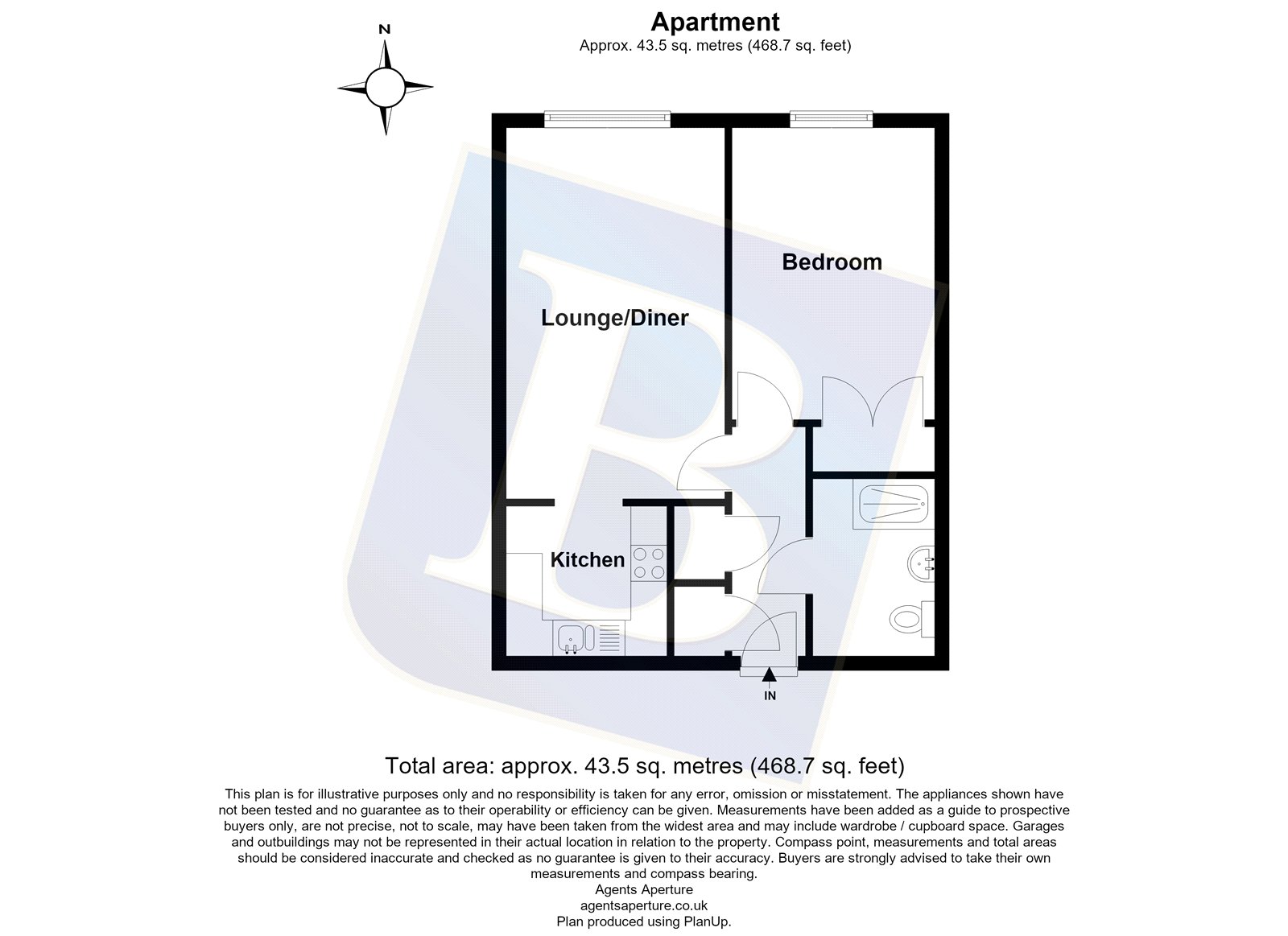 18, Huskards, Upminster floorplan