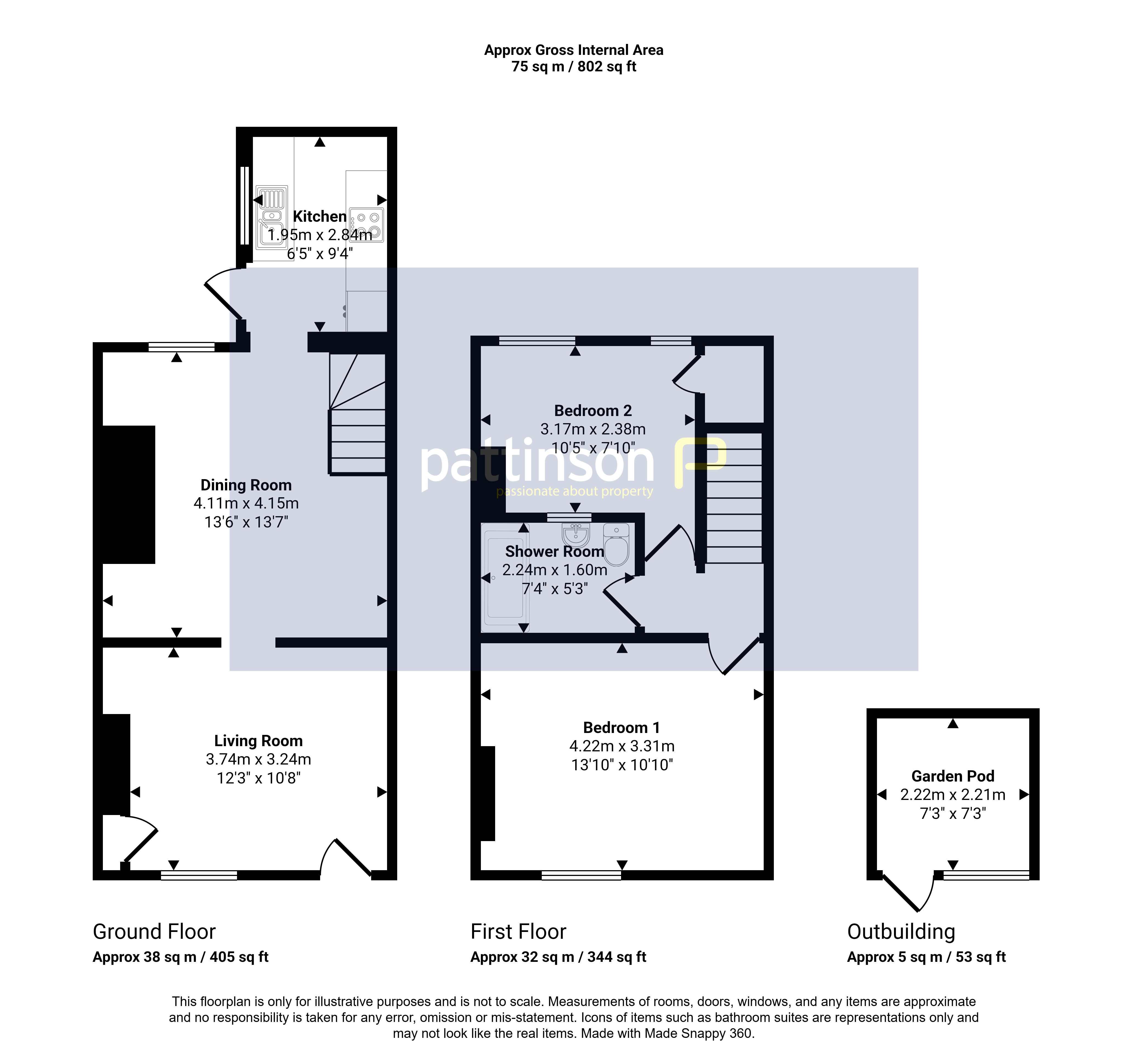 27, Towneley Terrace, Rowlands Gill floorplan
