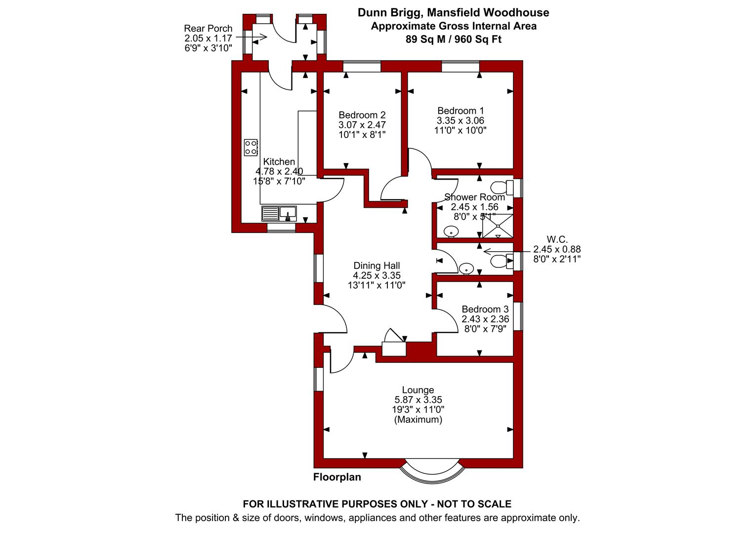 33, Dunn Brigg, Mansfield floorplan