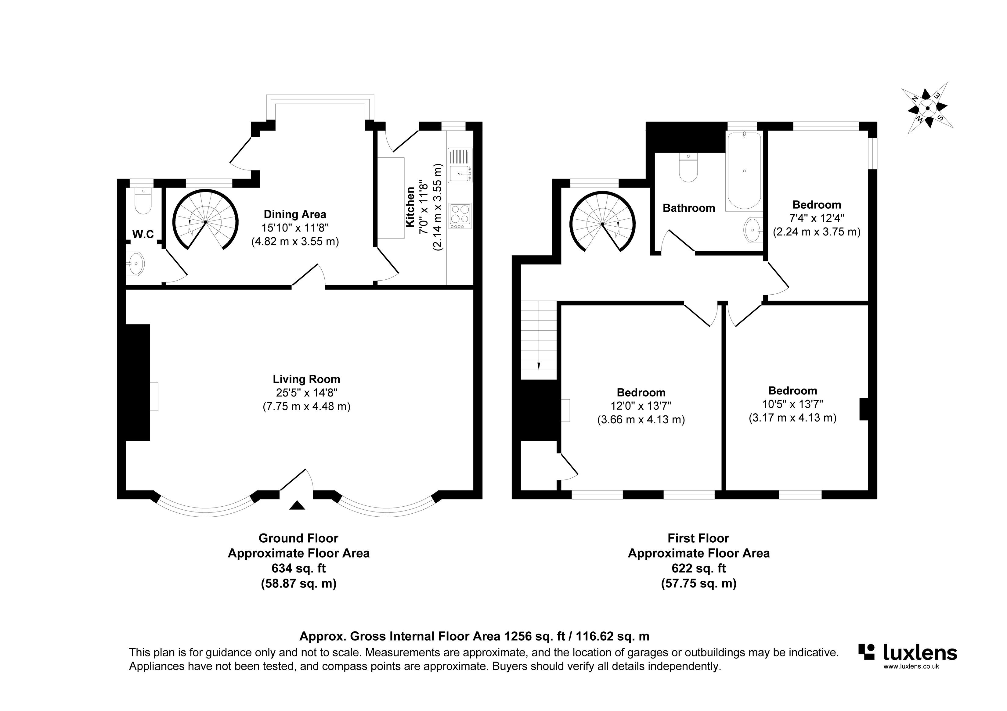 25, Cricketers Lane, Herongate, Brentwood floorplan