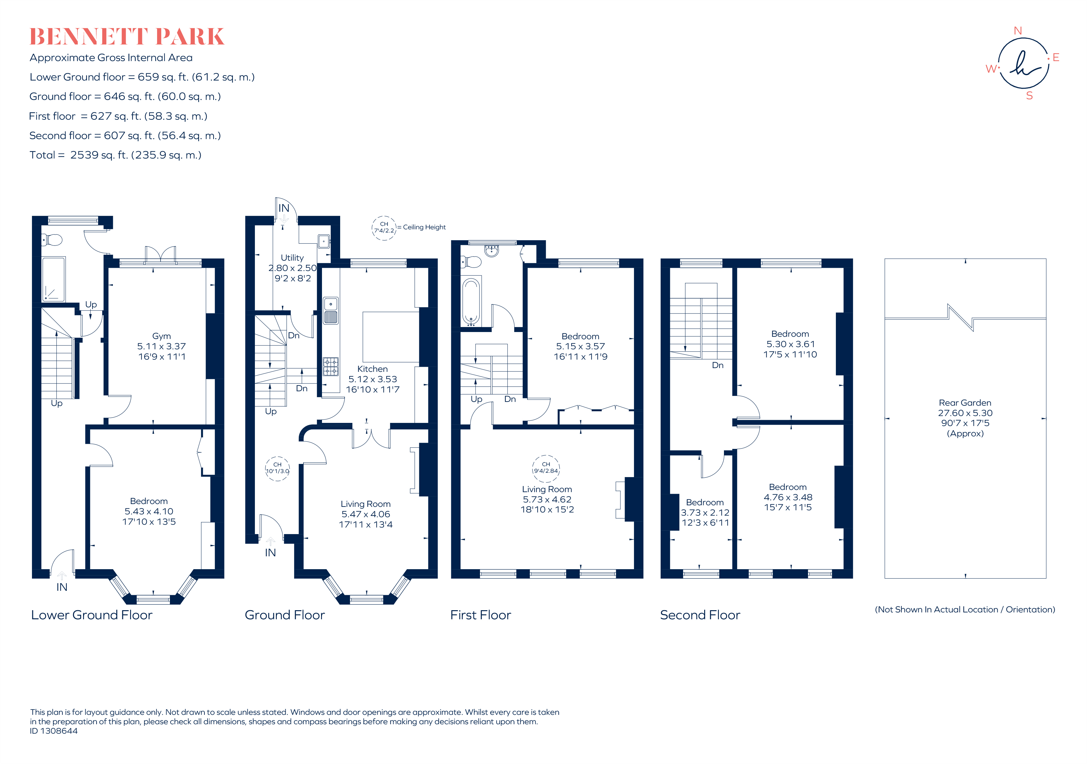 37, Bennett Park, Blackheath floorplan