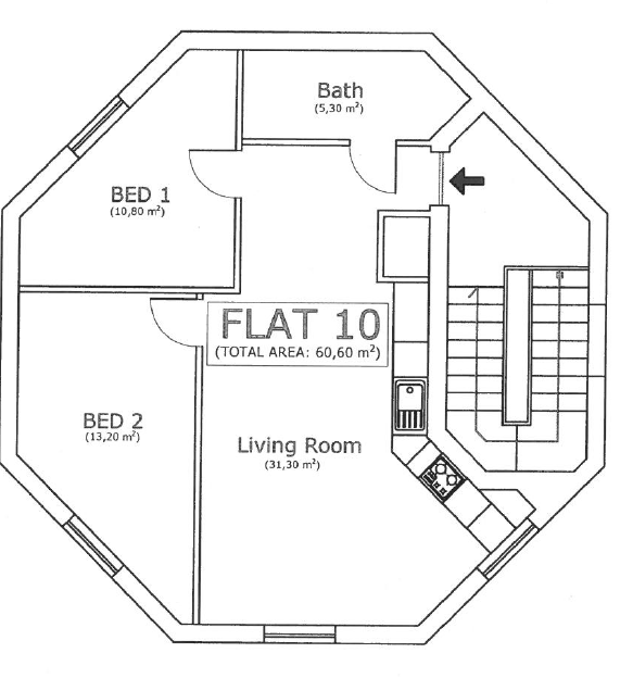 2 Bedrooms Flat to rent in Trevera Court, Ware Road, Hoddesdon EN11