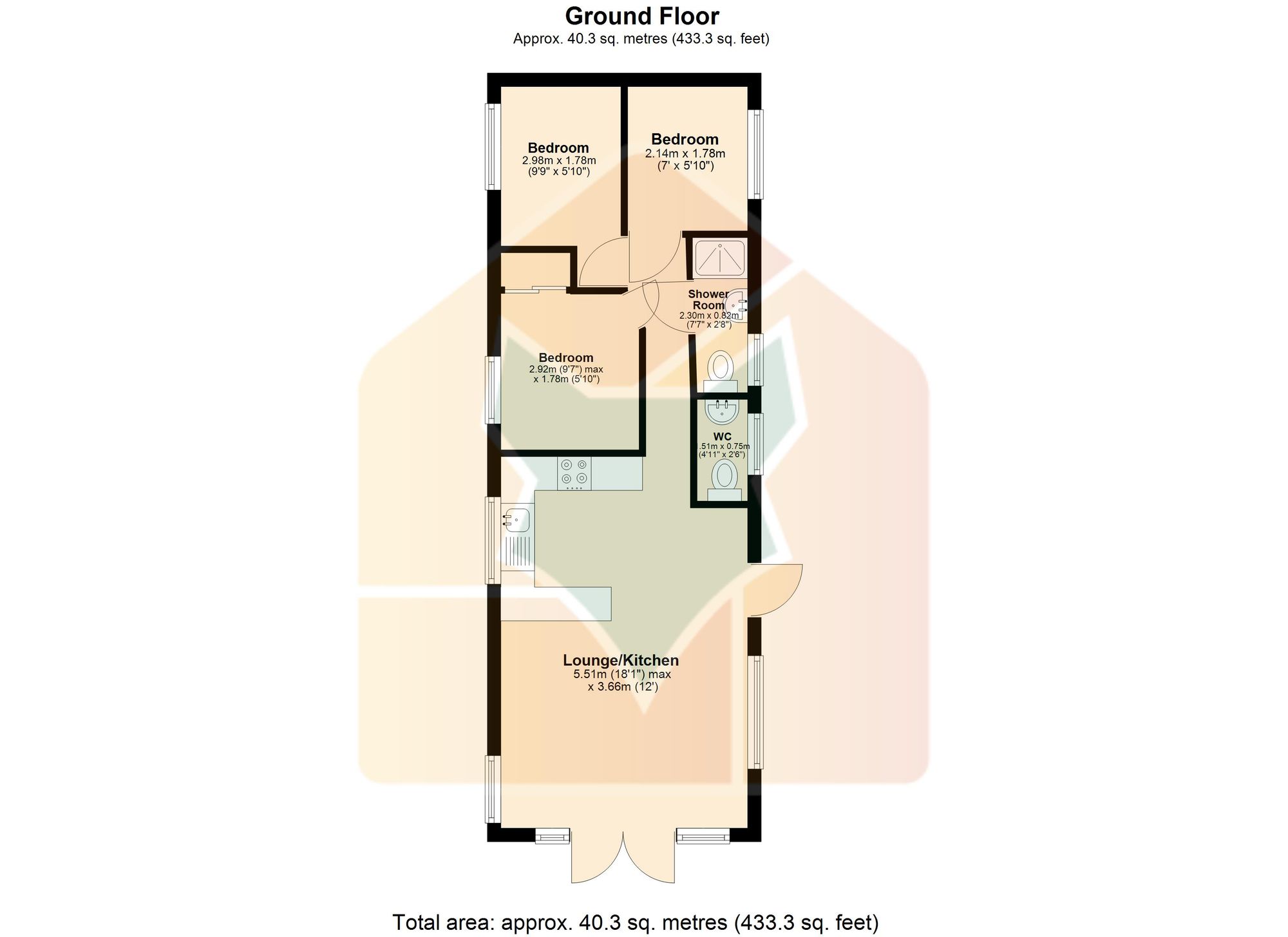 9 Misterton Holiday Park, Haxey Road, Doncaster floorplan