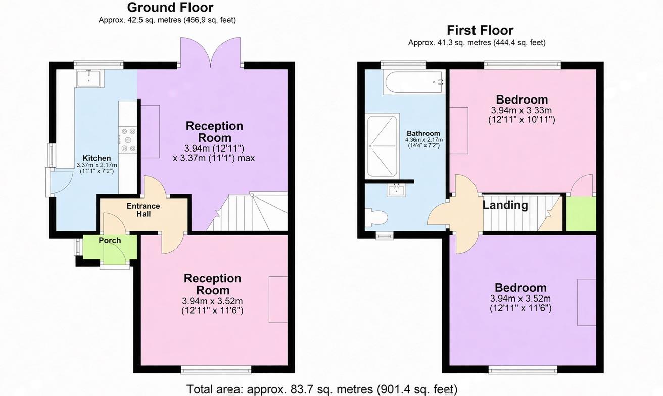 99, New Road, Shenley floorplan