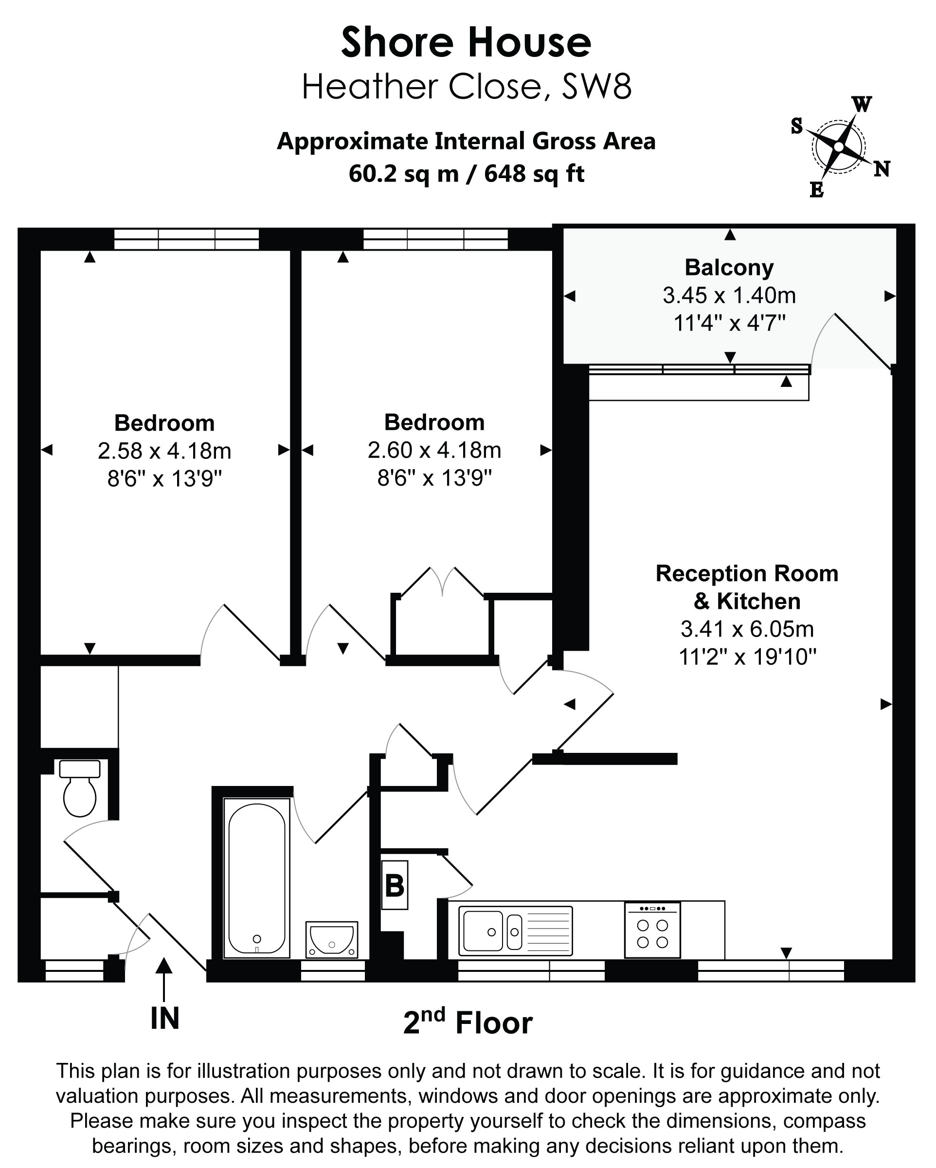 Shore House, Lambeth floorplan